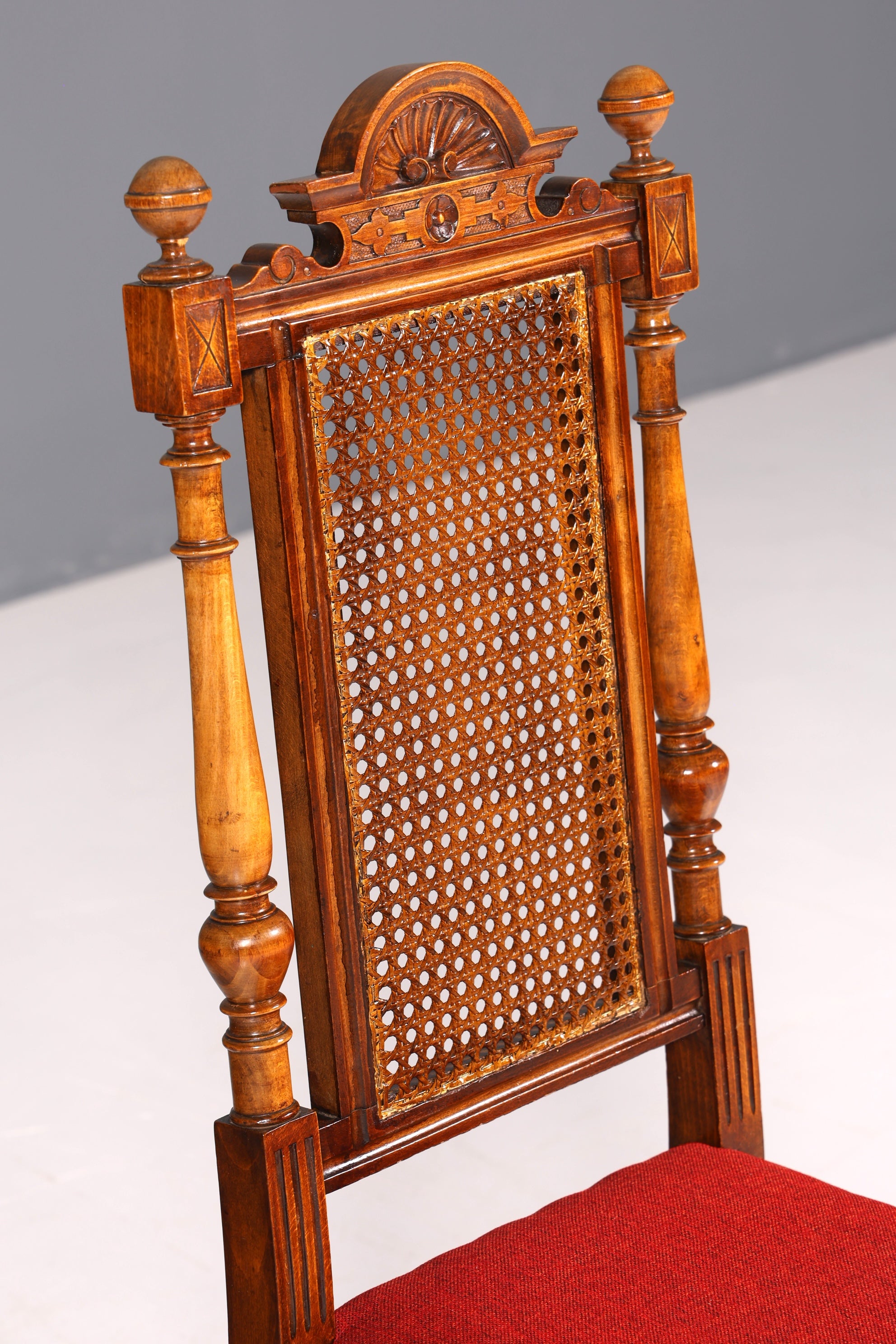 2x Traumhafte Gründerzeit Stühle Antik Korbgeflecht Stuhl Set Antik Wiener Geflecht Küchenstuhl