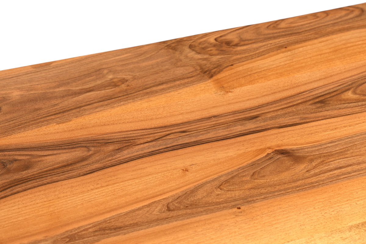 Wunderschöner Nussbaum Tisch 260cm-97cm Esszimmer Tisch Baumkanten Platte massiv Holz Küchentisch