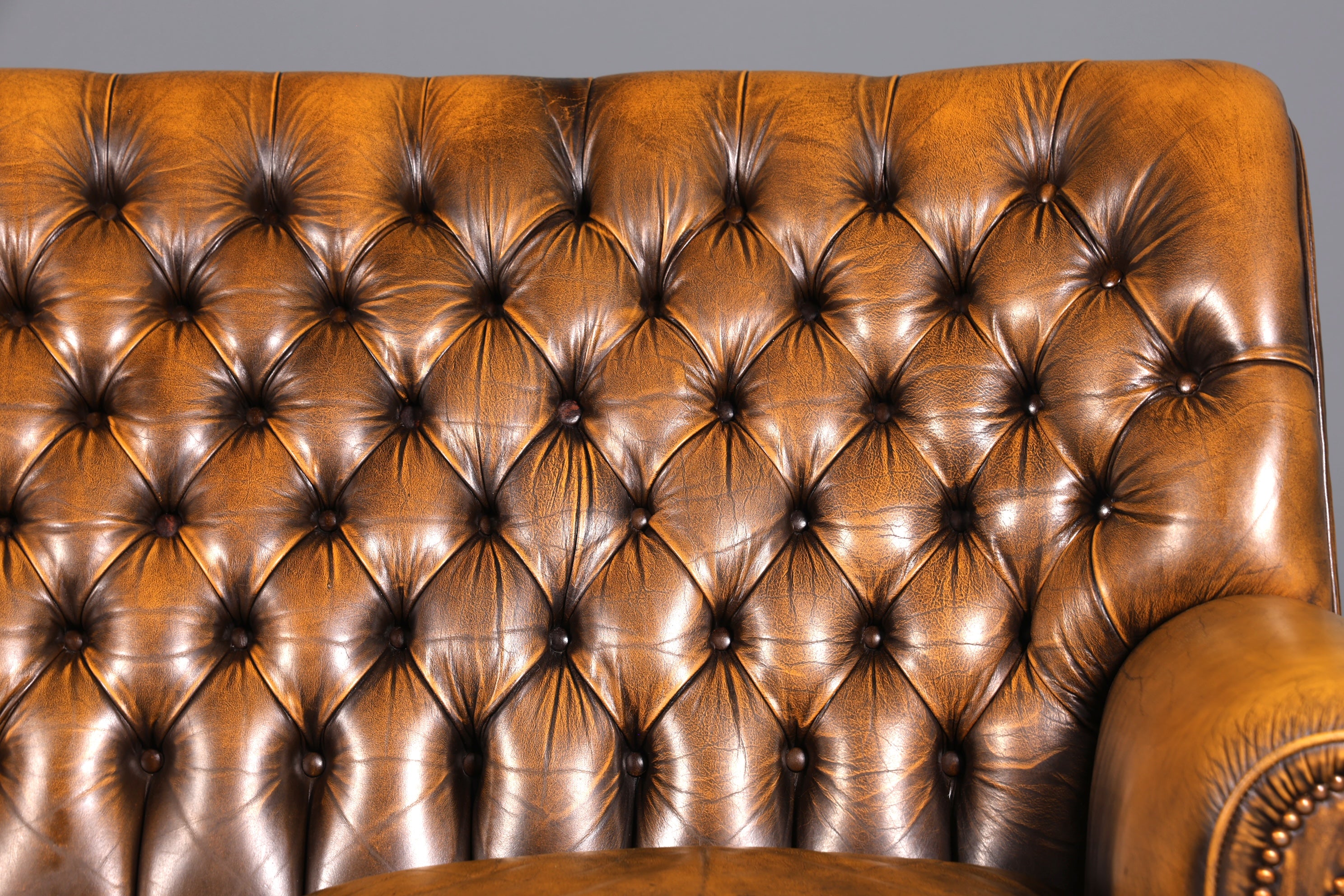 Stilvolles Original Chesterfield Sofa 3-Sitzer Couch England Polstersofa