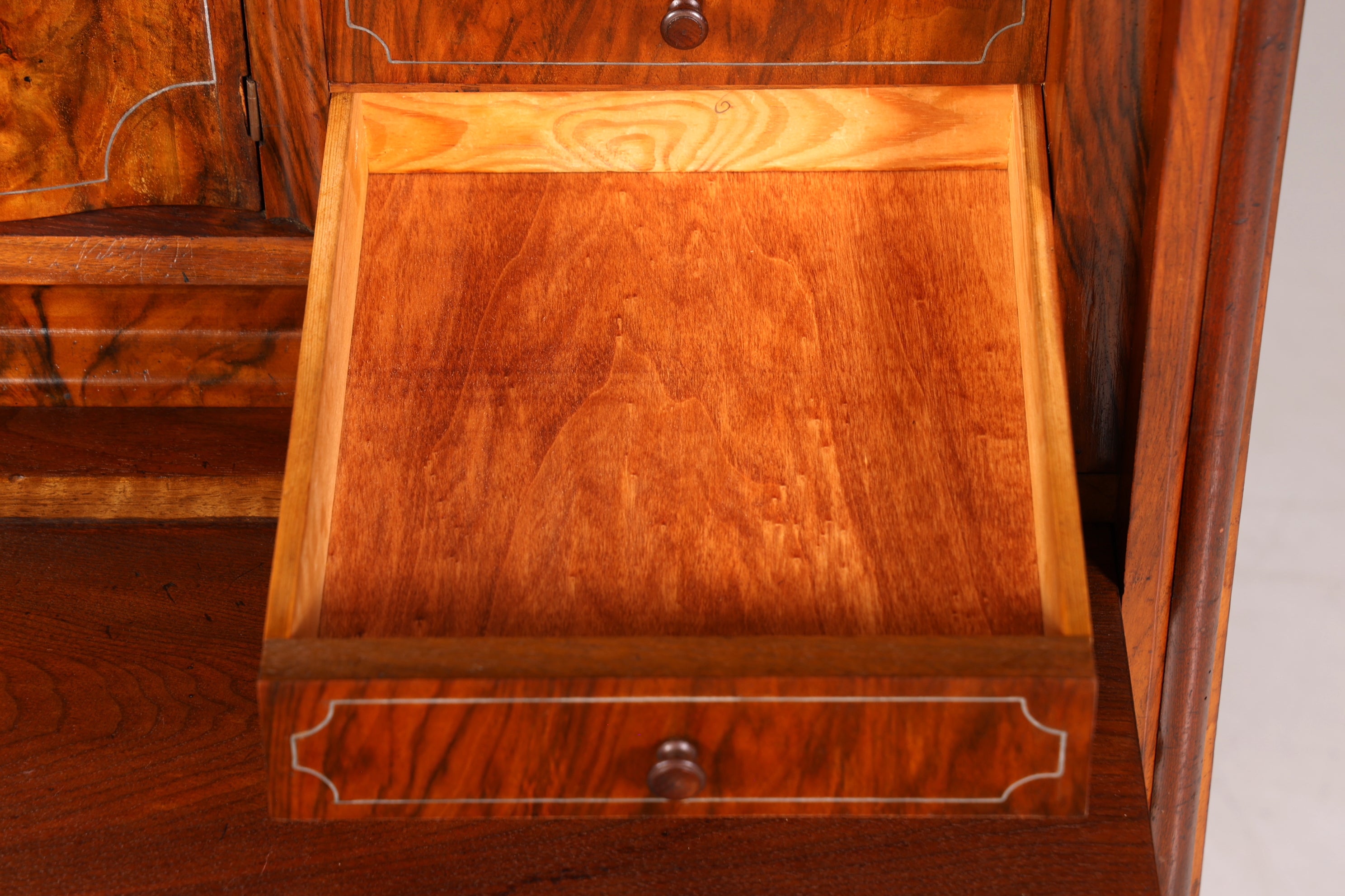 Wunderschöner Louis Philippe Sekretär um 1880 Gründerzeit Antik Schrank Chiffoniere