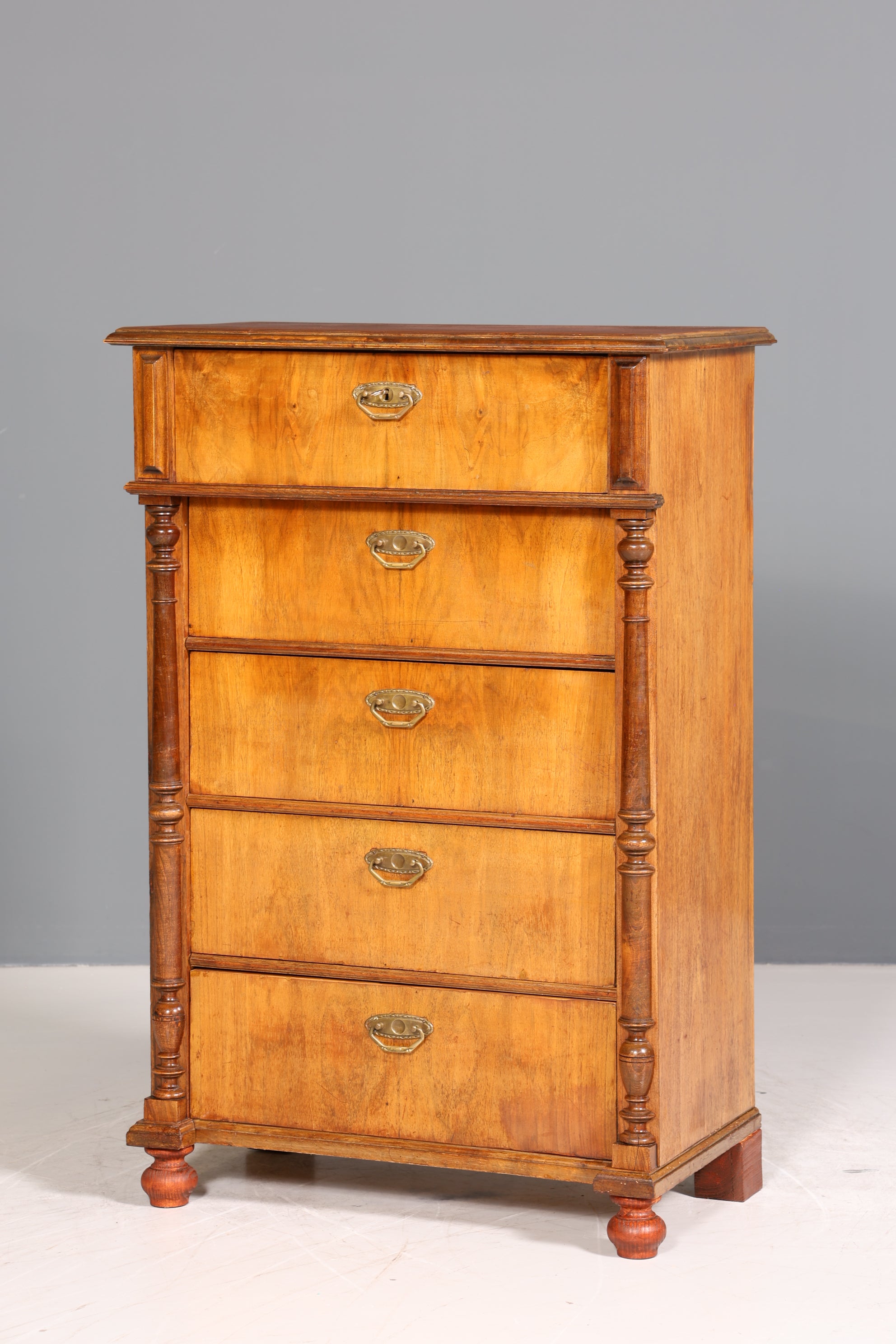 Stilvolle Gründerzeit Kommode Jugendstil Schubladenkommode Antik Wäschekommode Vertiko