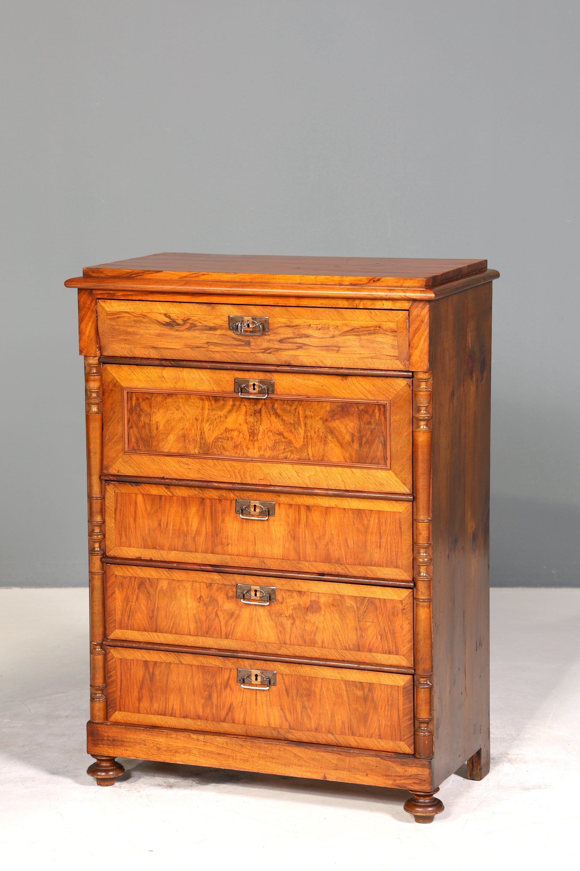 Traumhaftes Gründerzeit Vertiko Jugendstil Schrank Antik Highboard Kommode Schubladenkommode