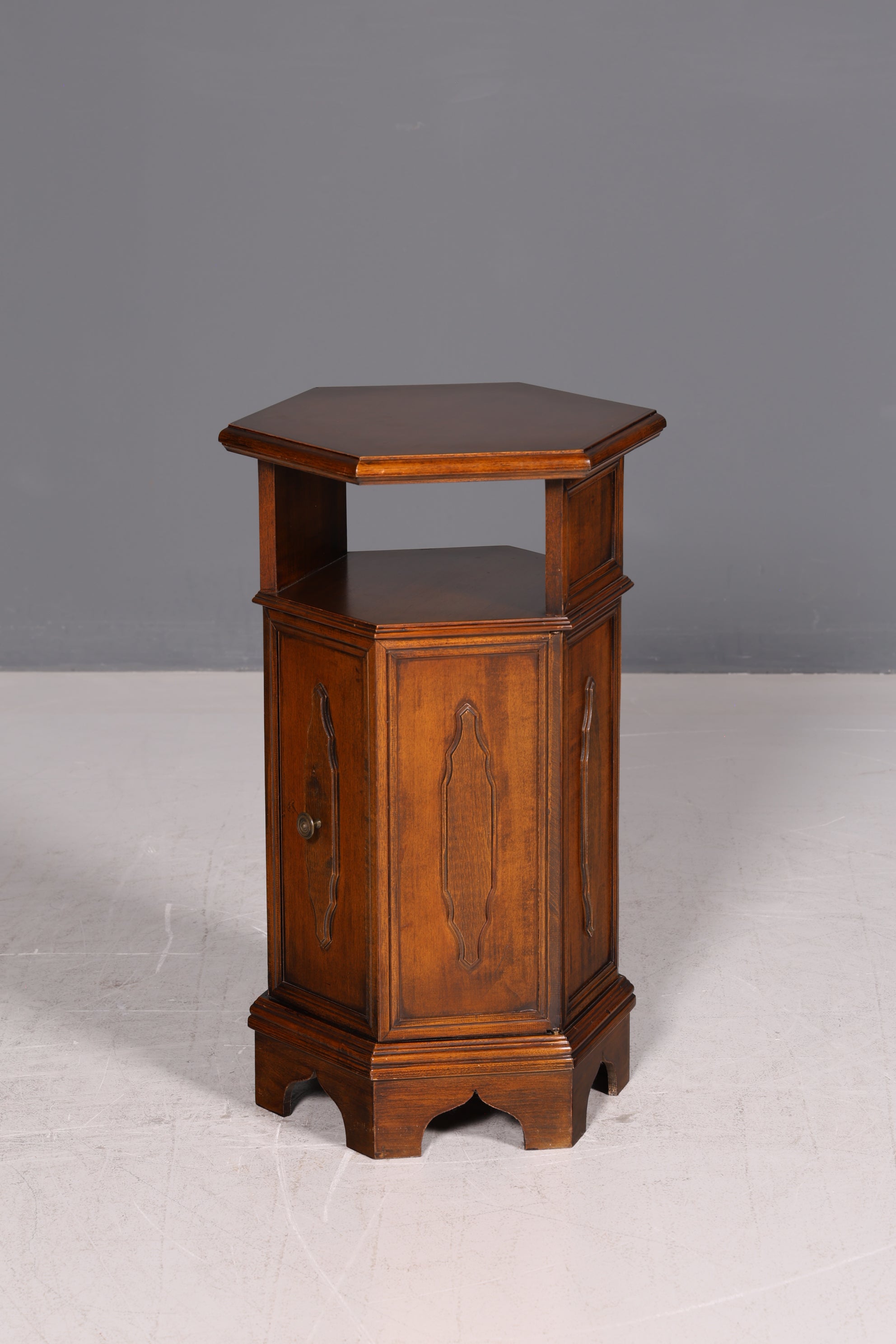 Wunderschöner Barock Stil Beistelltisch Echt Holz Tisch Ablagetisch Telefontisch Beistellschrank Antik Vintage