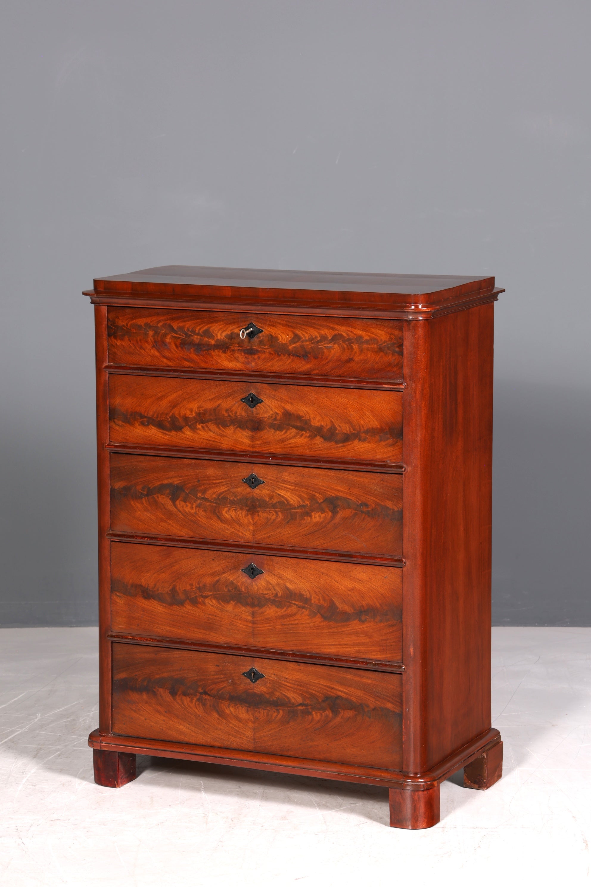 F975 Finish Traumhafte Gründerzeit Kommode Jugendstil Schubladenkommode Antik Vertiko Wäschekommode