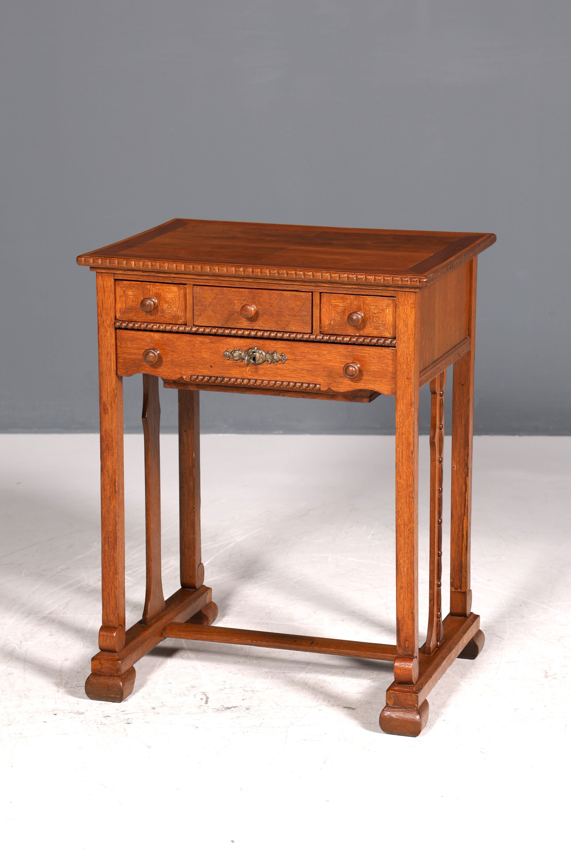 Dreamlike Gründerzeit side table, antique Art Nouveau chest of drawers circa 1880