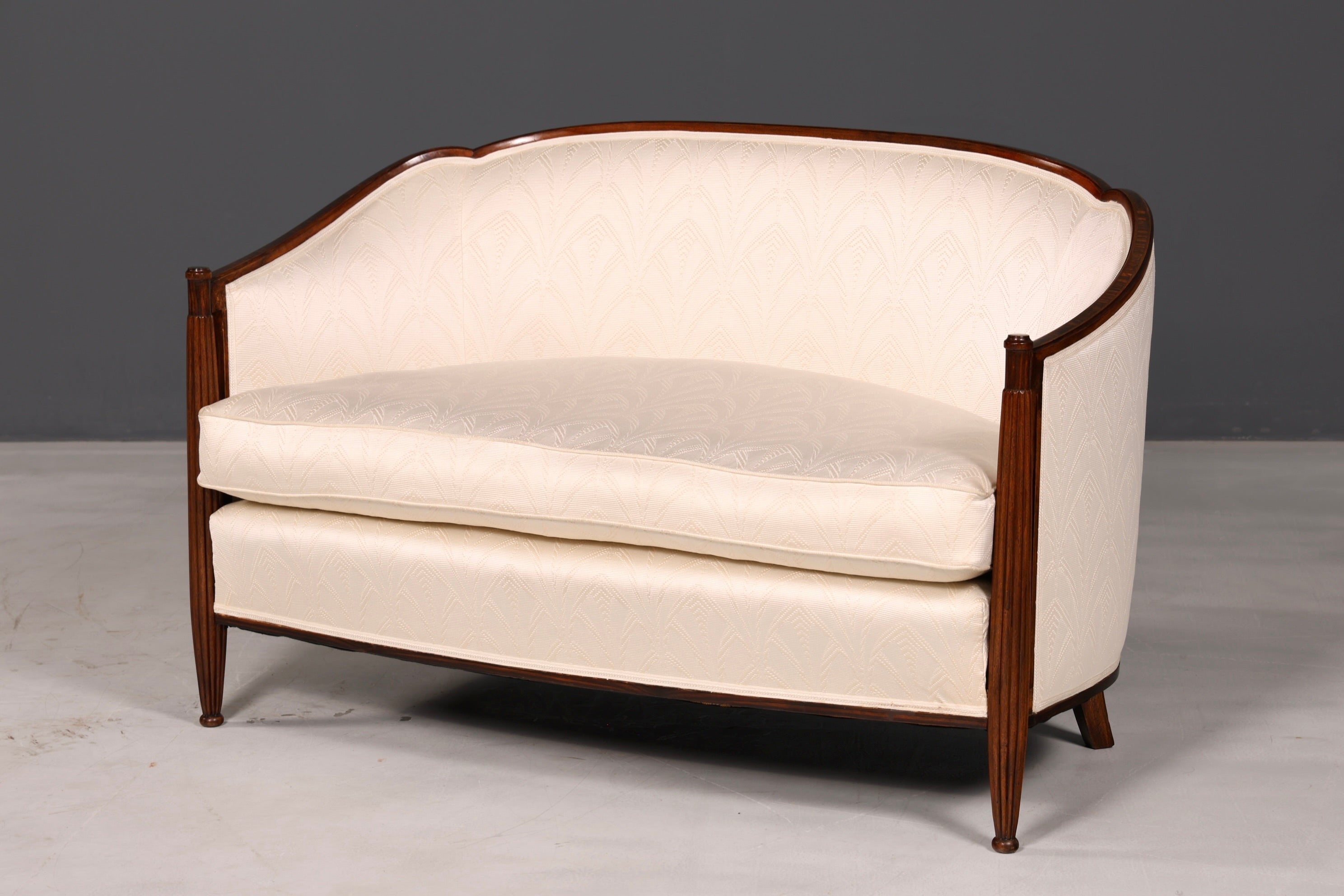 Elegant Art Deco sofa bench 2-seater vintage lounge sofa upholstered sofa salon sofa