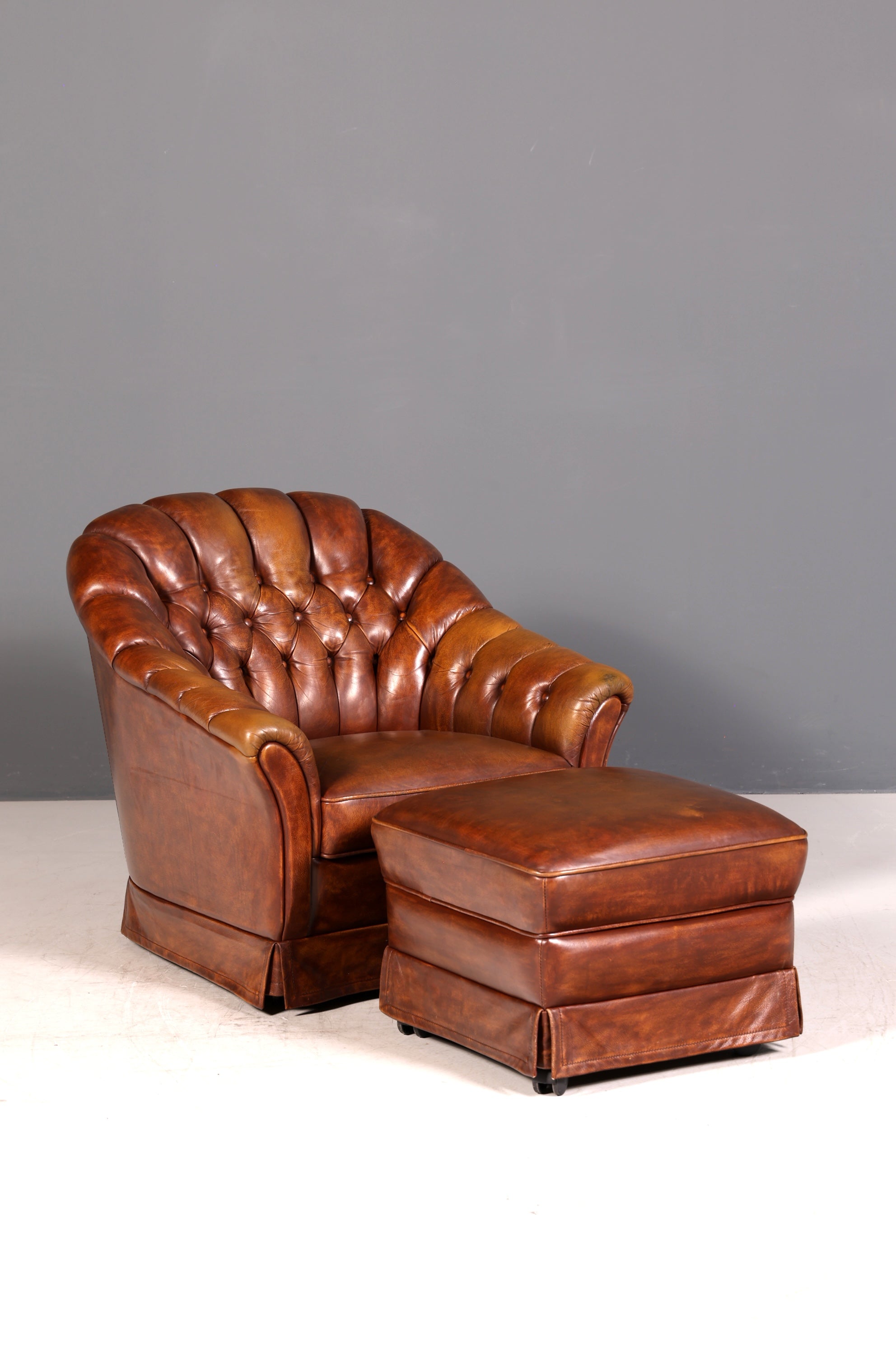 G449 Finish Stilvoller Original Chesterfield Sessel Englischer Armlehnsessel Englisch Herrensessel (Kopie)
