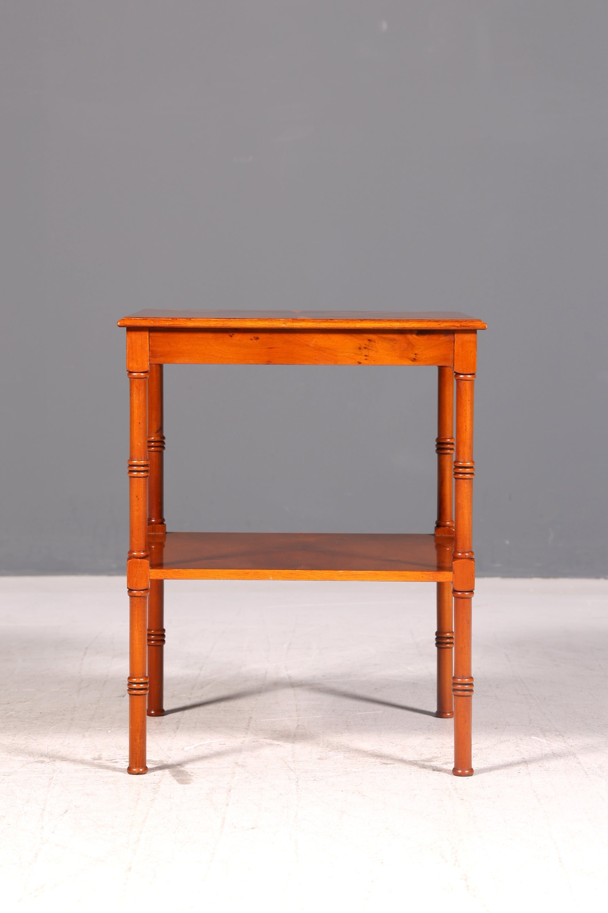 Edler Englischer Beistelltisch Ablagetisch Nachttisch Telefontisch Eiche Side Table