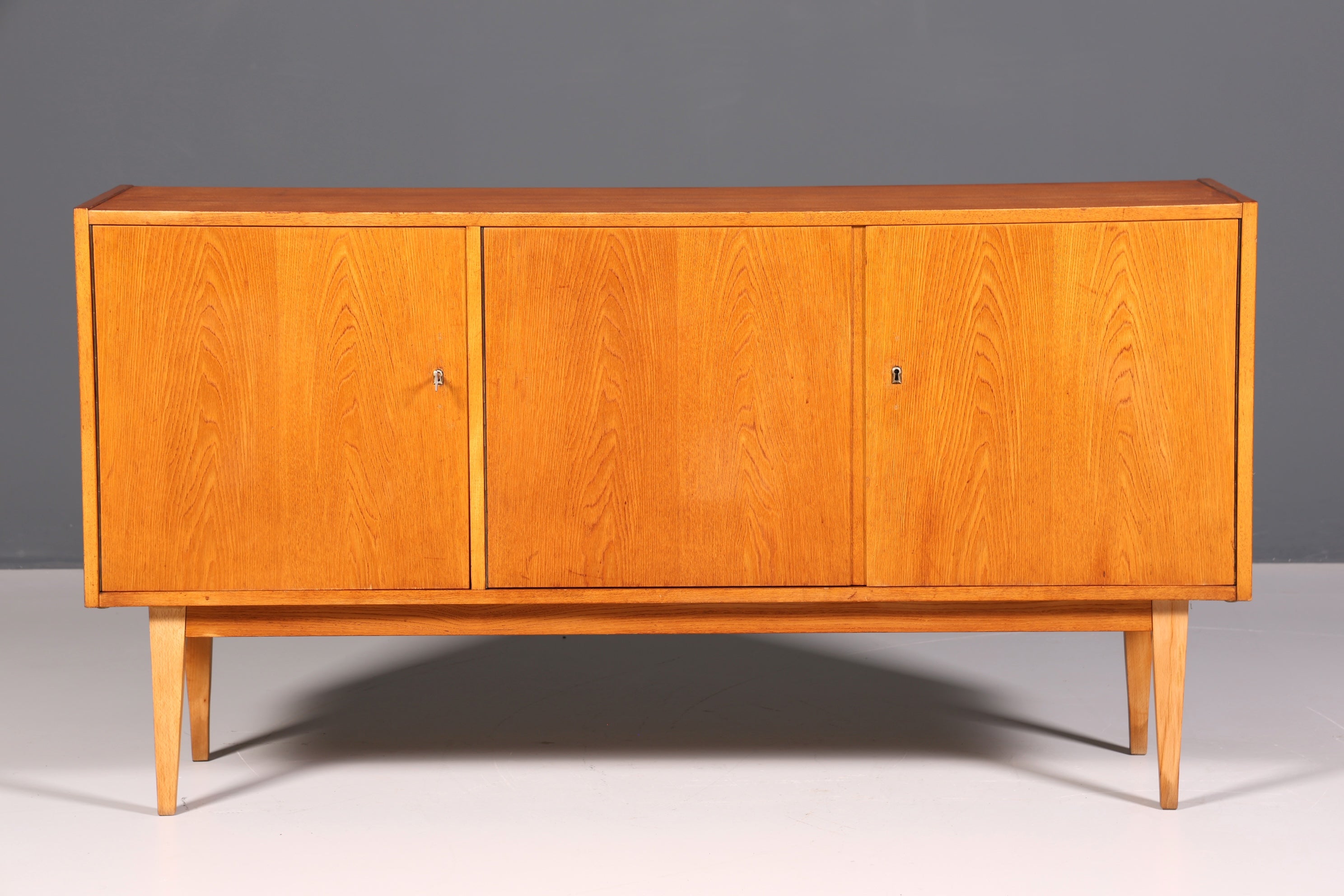 Beautiful original Hellerau sideboard Franz Ehrlich 602 cabinet Mid Century TV cabinet VEB