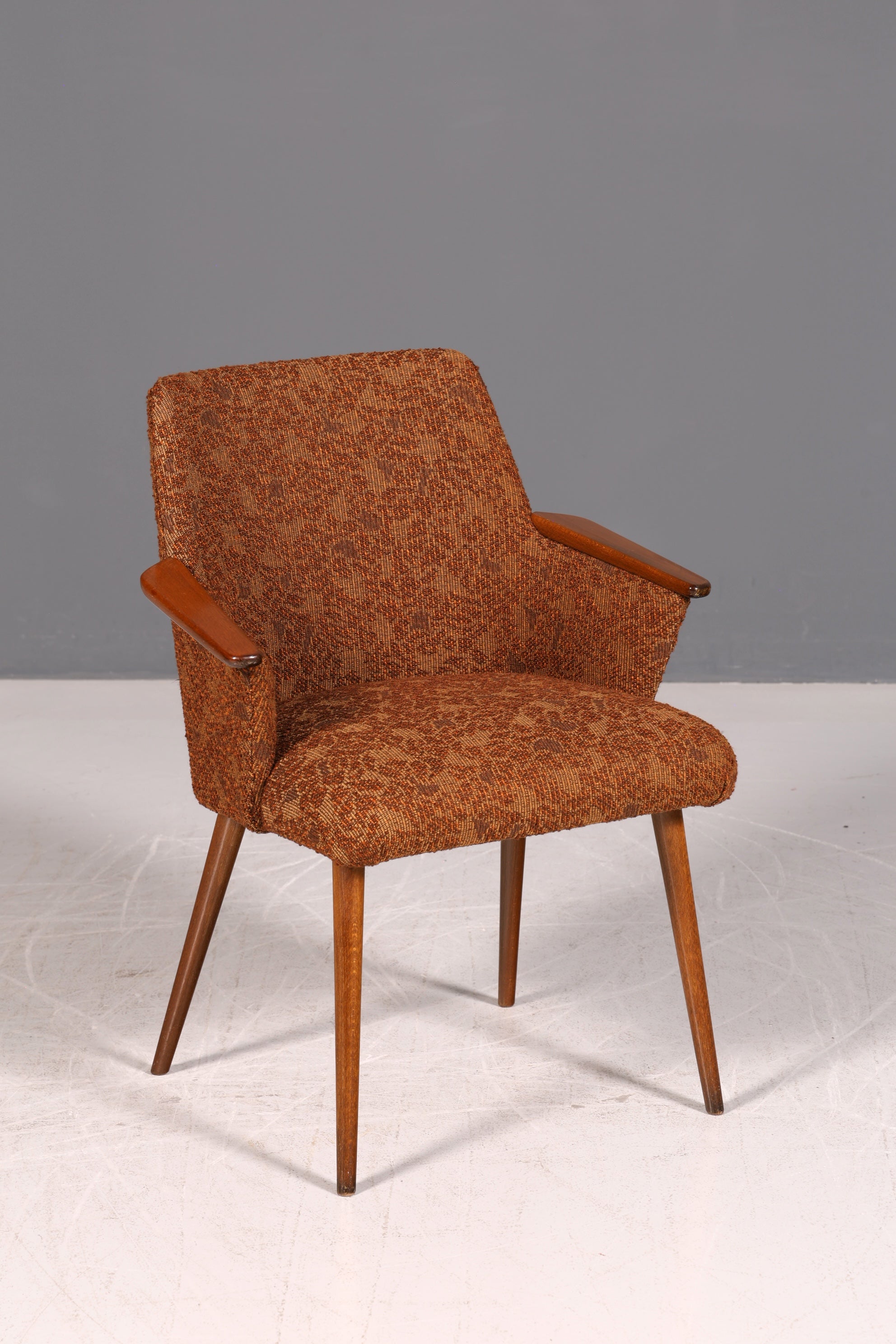 Wunderschöner Mid Century Stuhl Retro Armlehnstuhl Cocktailstuhl Küchenstuhl Sekretär Stuhl 3 von 4