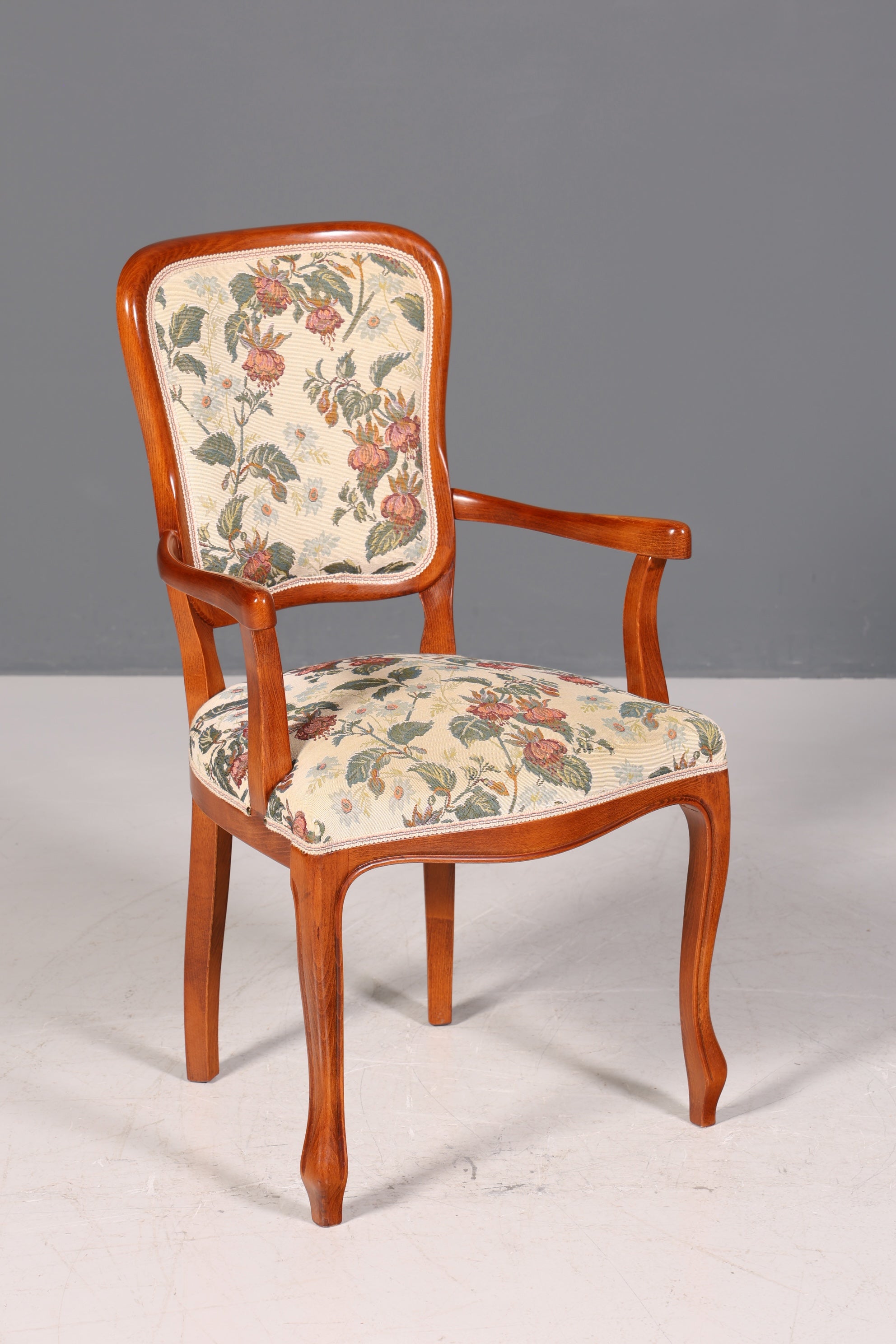 Noble Chippendale Armchair Chippendale Style Secretary Chair Tapestry Fabric Armchair