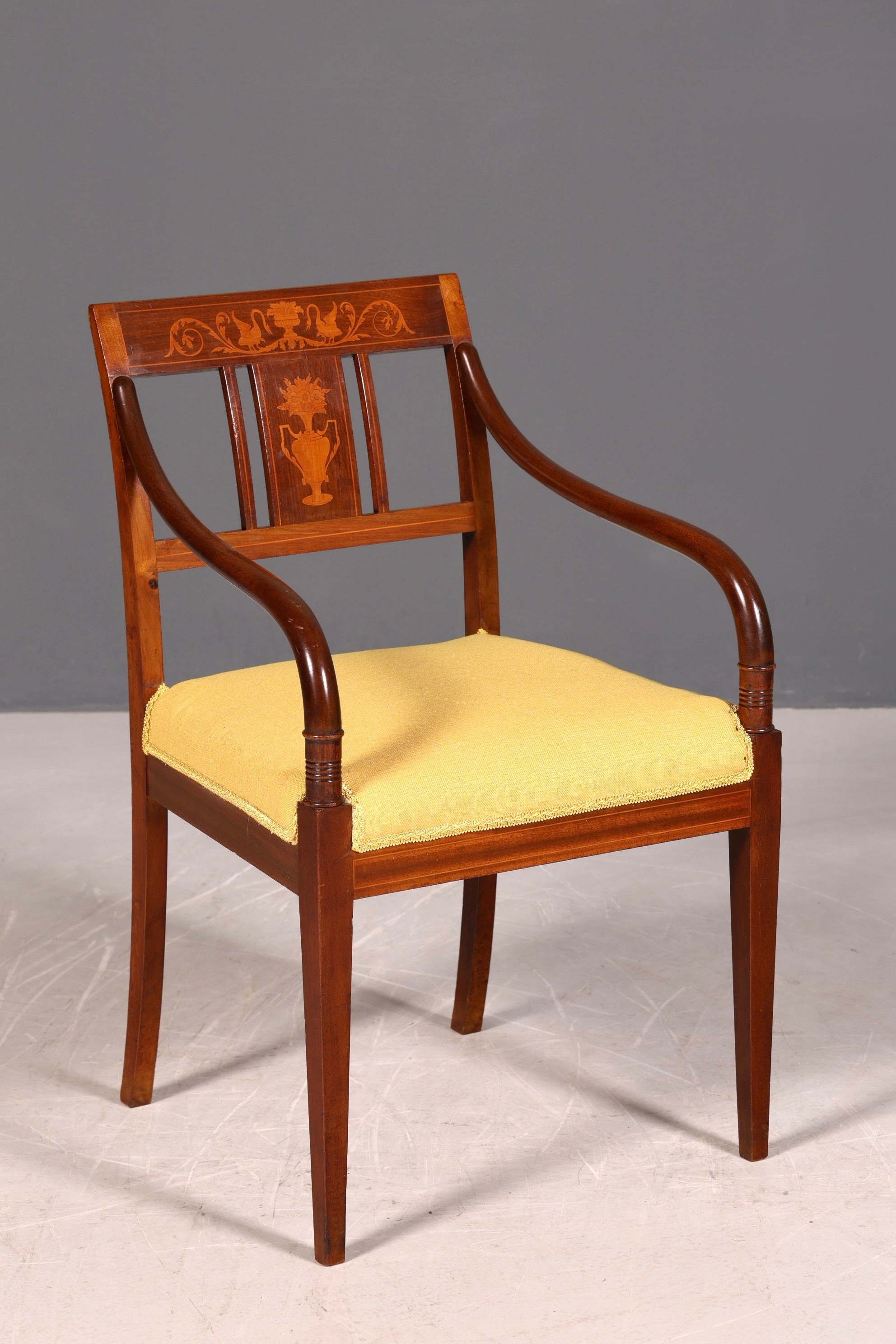 G200 Finish Wunderschöner Englischer Stuhl UK Küchenstuhl Antik Stil Sekretär Stuhl Polsterstuhl (Kopie)