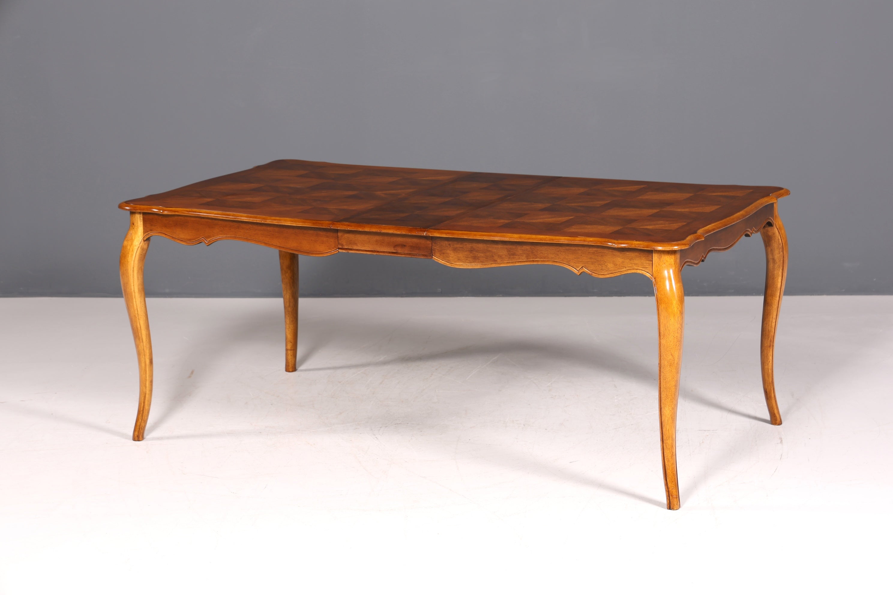 F988 Finish cm Wunderschöner Chippendale Tisch ausziehbarer Esstisch Küchentisch Barock Stil Esszimmer Tisch Konferenztisch