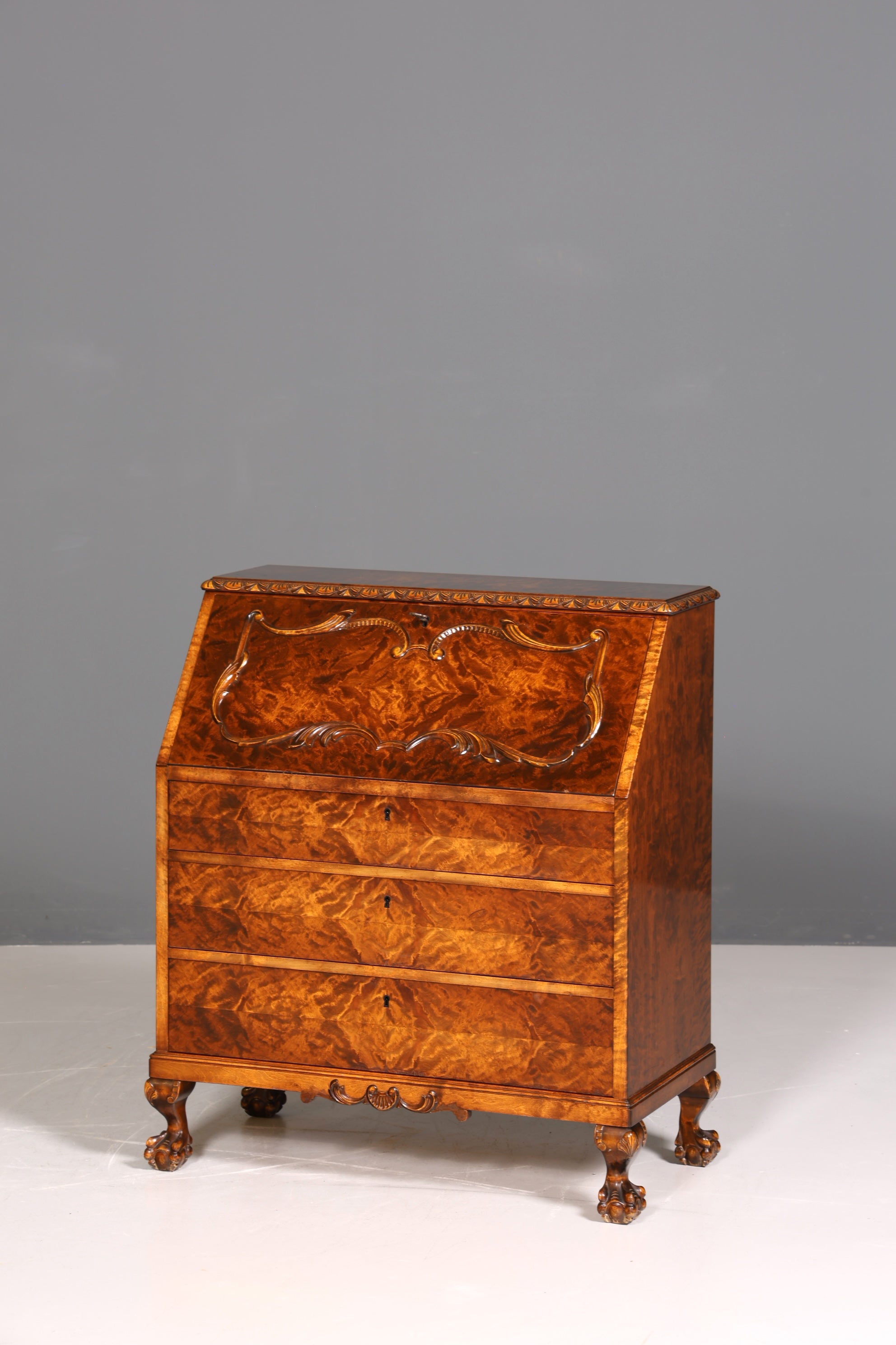 Wunderschöner Sekretär um 1930 Büro Kommode echt Holz Schreibtisch Bürokommode Office Secretary