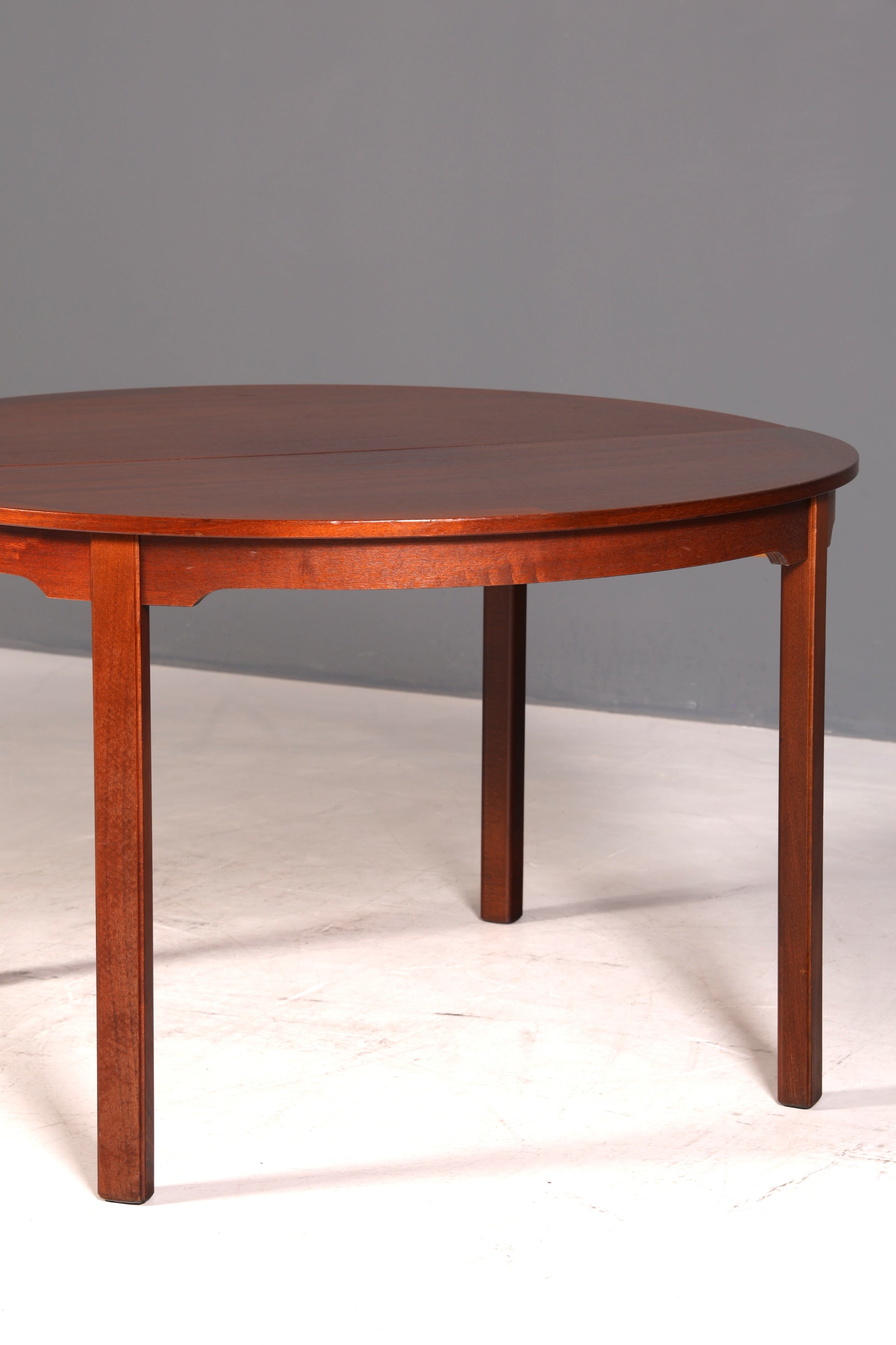 G133 Finish cm Schlichter Mid Century Esstisch ausziehbarer Vintage Tisch Retro Küchentisch