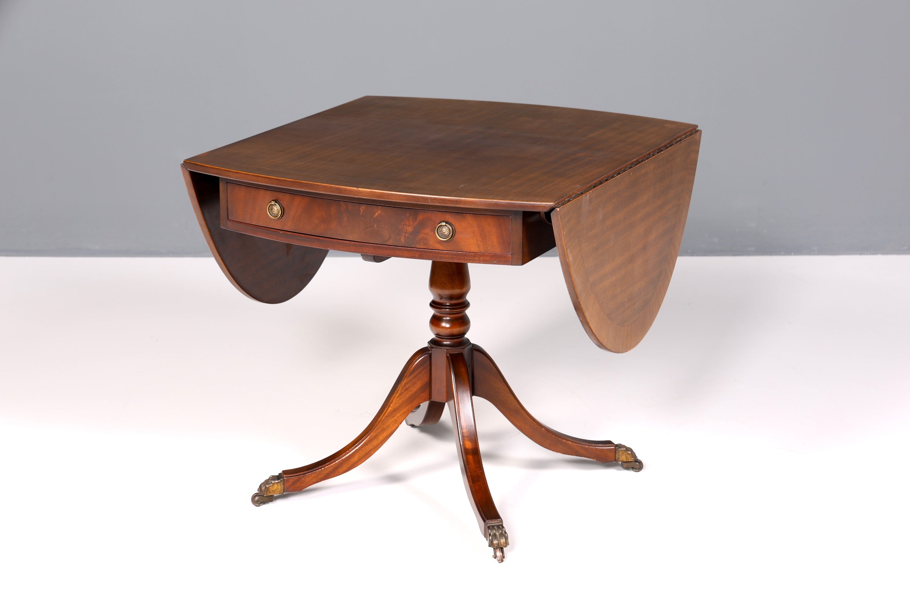 Wunderschöner Englischer Tisch ausklappbarer Esstisch Regency Antik Stil 60s Küchentisch