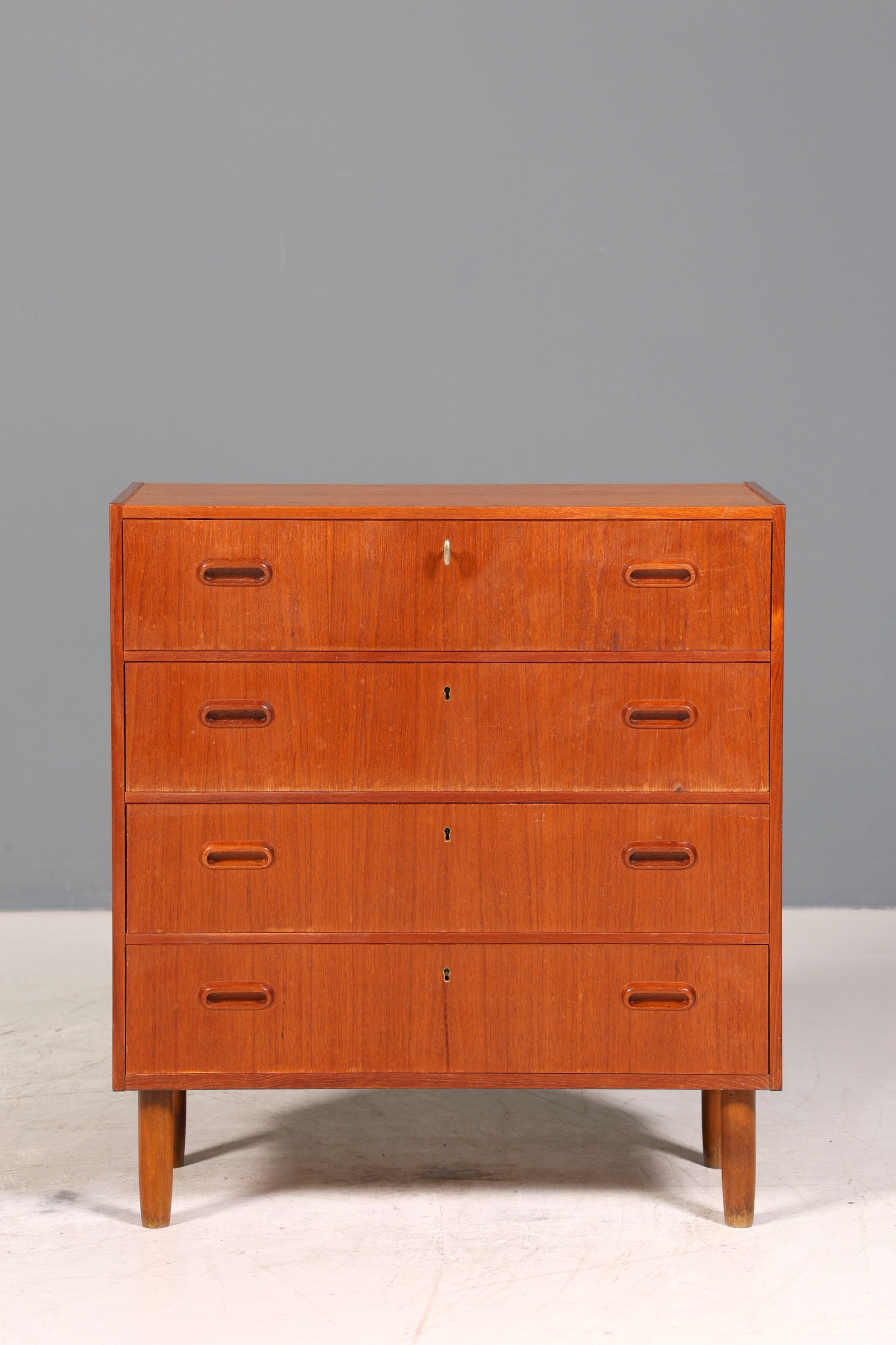 Wunderschöne Mid Century Kommode Teak Holz Sideboard Vintage Schubladen Kommode Wäschekommode