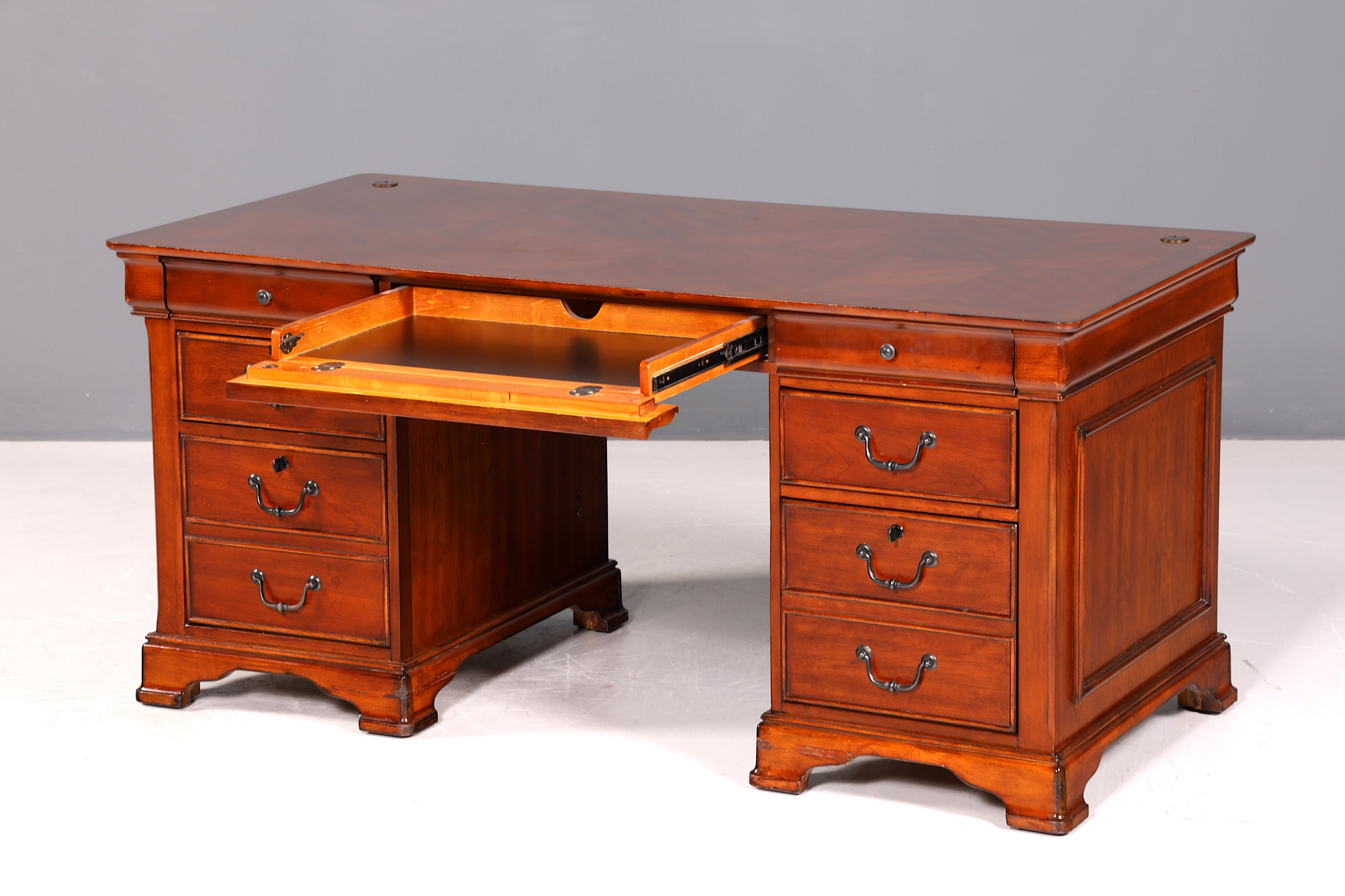 Wunderschöner Englischer Schreibtisch Liberty Furniture Bürotisch Antik Office Desk
