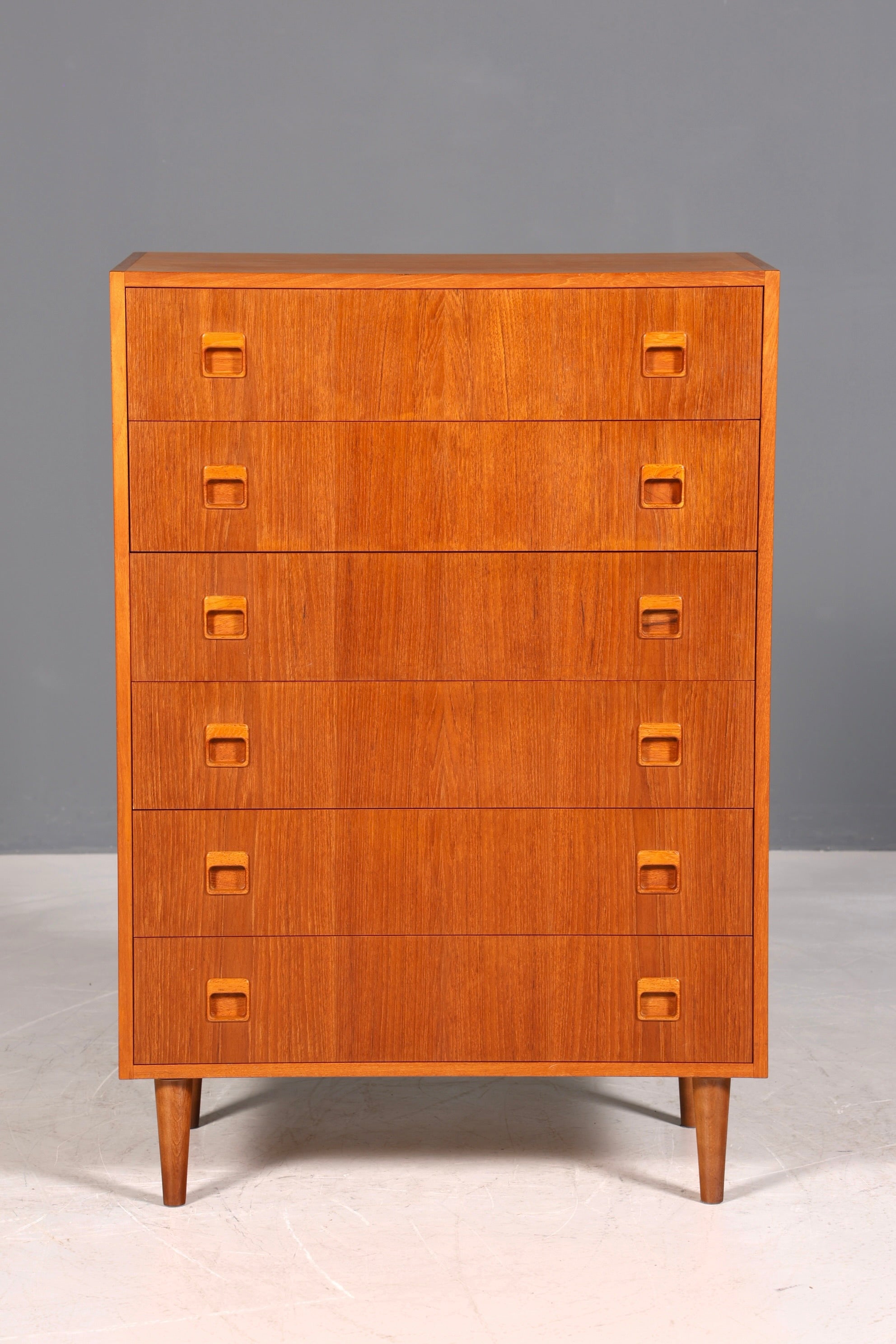 F977 Finish Wunderschöne Mid Century Kommode Vintage Vertiko 60s 70s Schrank Schubladenkommode