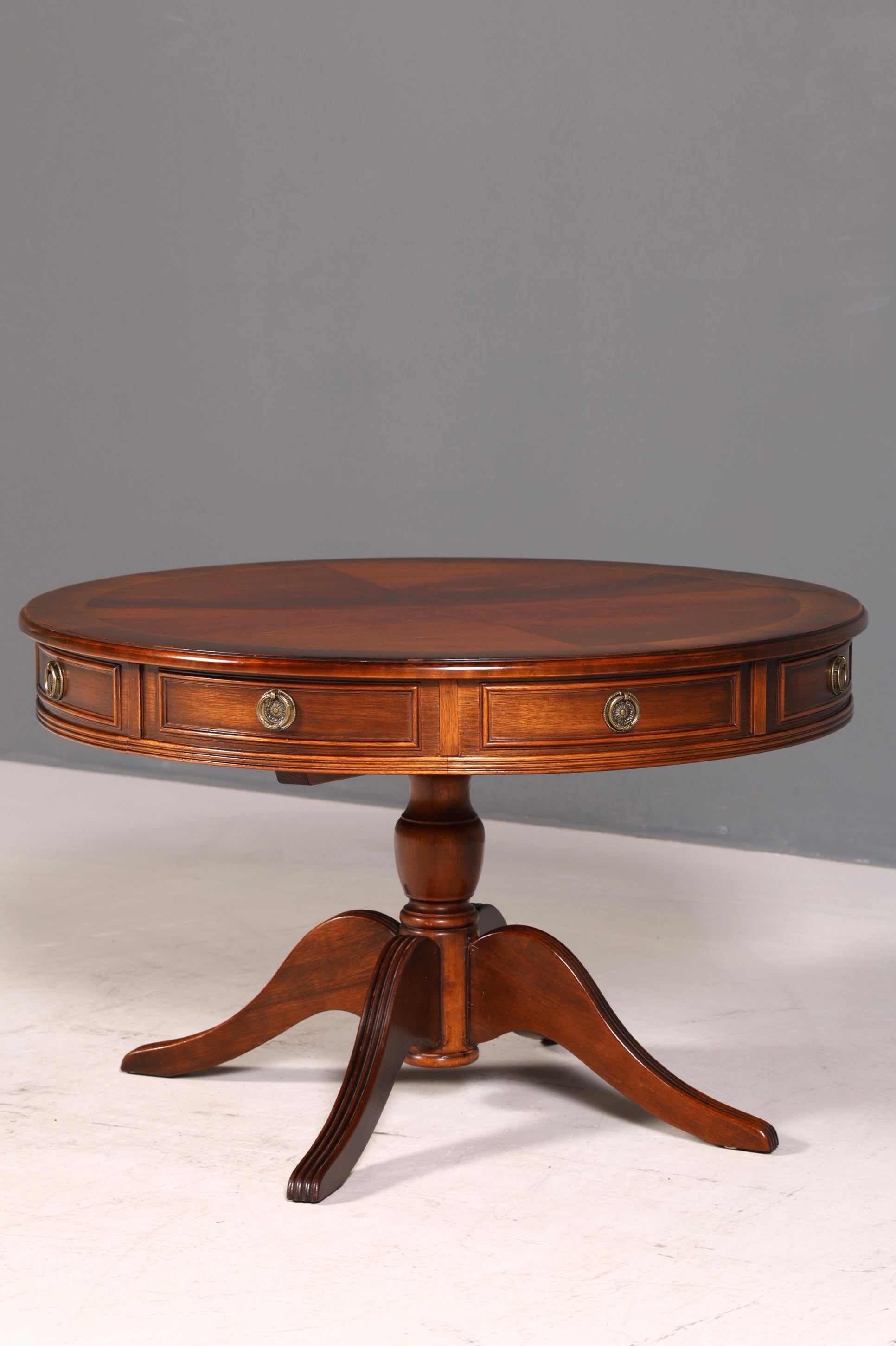 G123 Finish cm Traumhafter Englischer Tisch Couchtisch Englisch Antik Stil Mahagoni Ablagetisch Empire Stil Beistelltisch