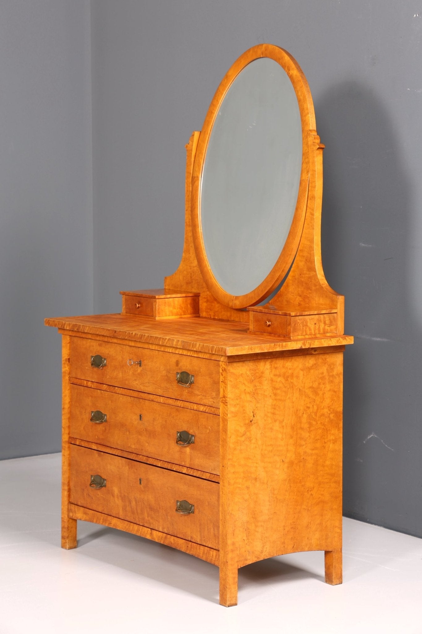 Wunderschöne Jugendstil Kommode Antik Sideboard mit Spiegel Flurkommode Frisierkommode