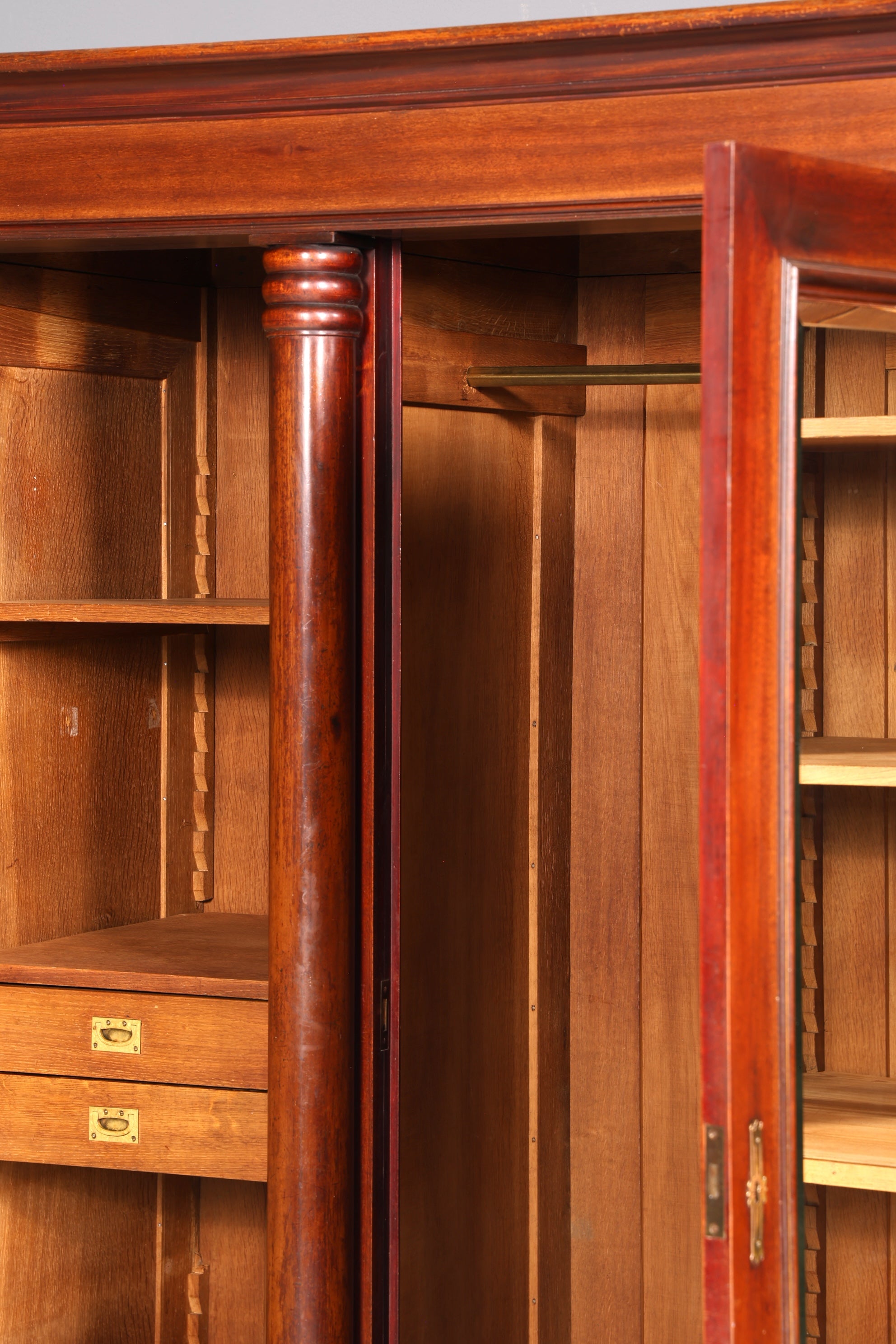 G186 Finish Biedermeier? Edler Gründerzeit Schrank um 1880 Kleiderschrank Antik Jugendstil Wäscheschrank