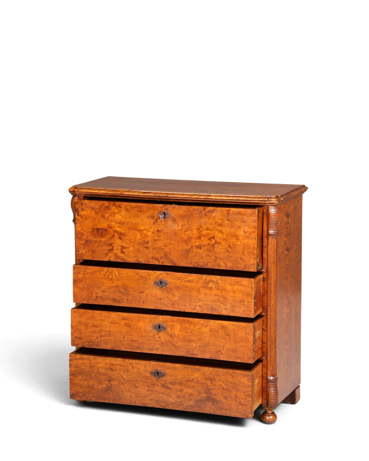 Wunderschöner Louis Philippe Sekretär um 1880 Gründerzeit Antik Schrank Schreibtisch