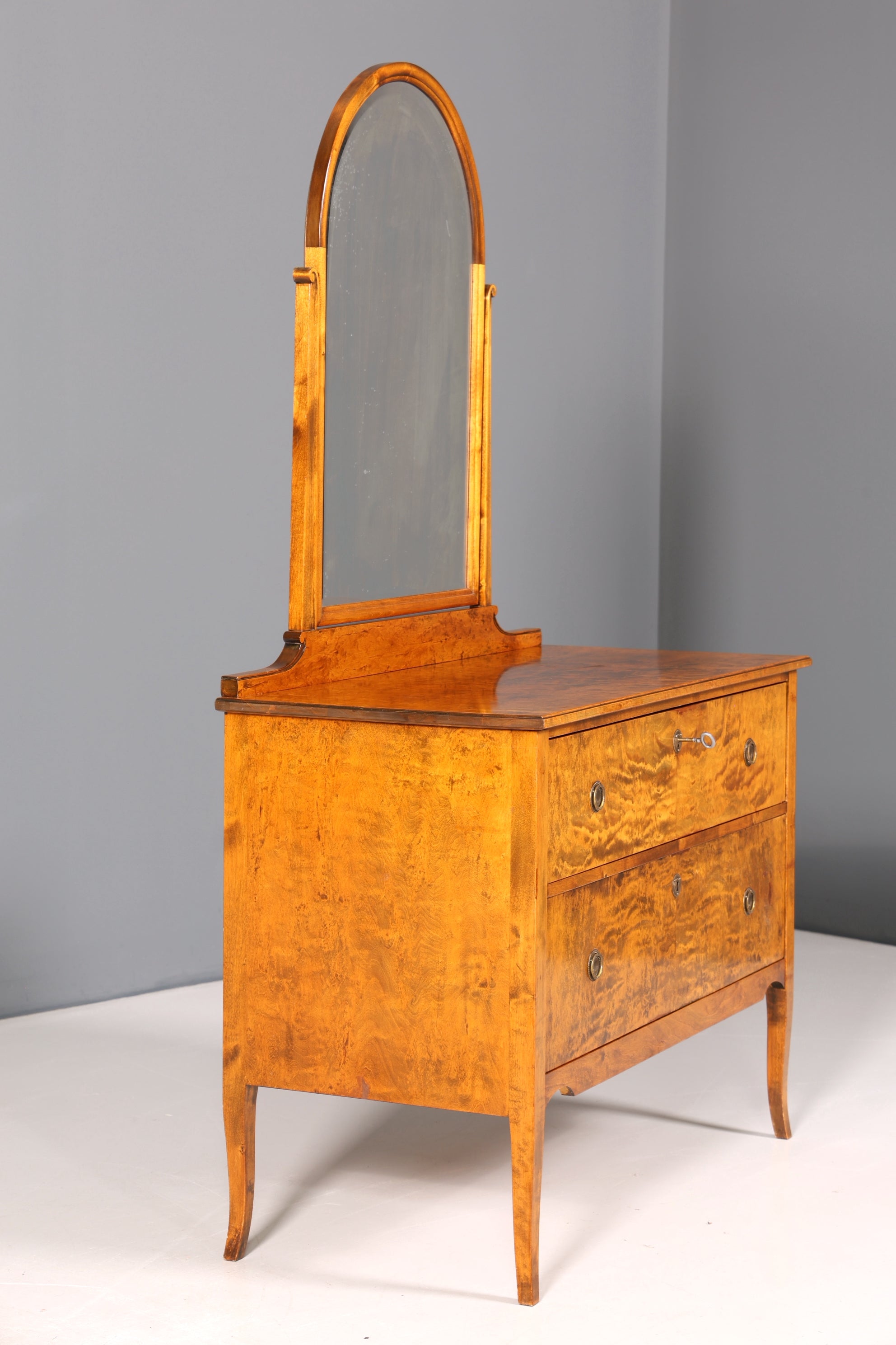 Wunderschöne Art Deco Stil Kommode um 1940 Spiegel Sideboard Schubladenkommode