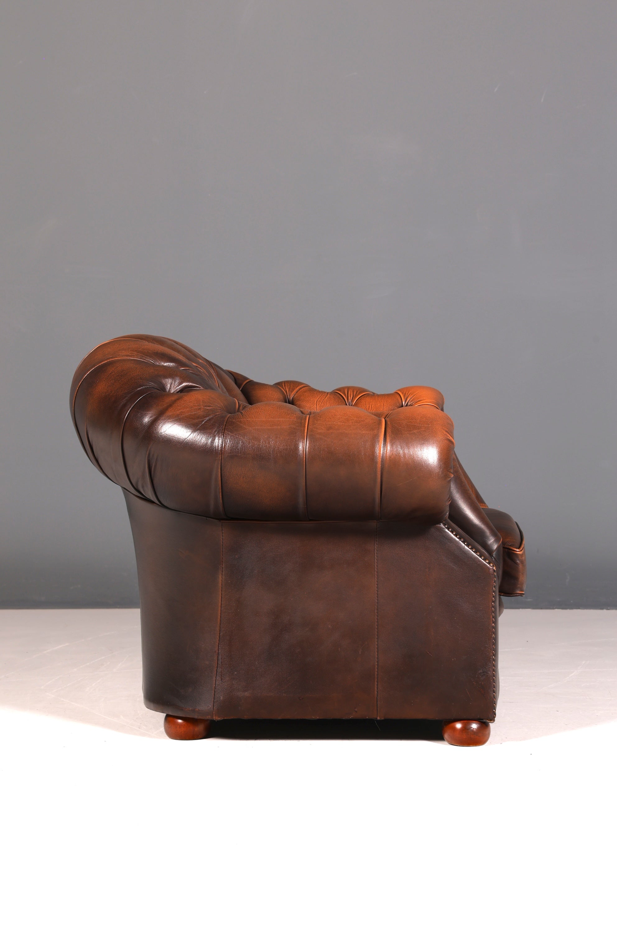 G155 Finish cm Wunderschöner Original Chesterfield Centurion Sessel Englischer Armlehnsessel Englisch Herrensessel (Kopie)