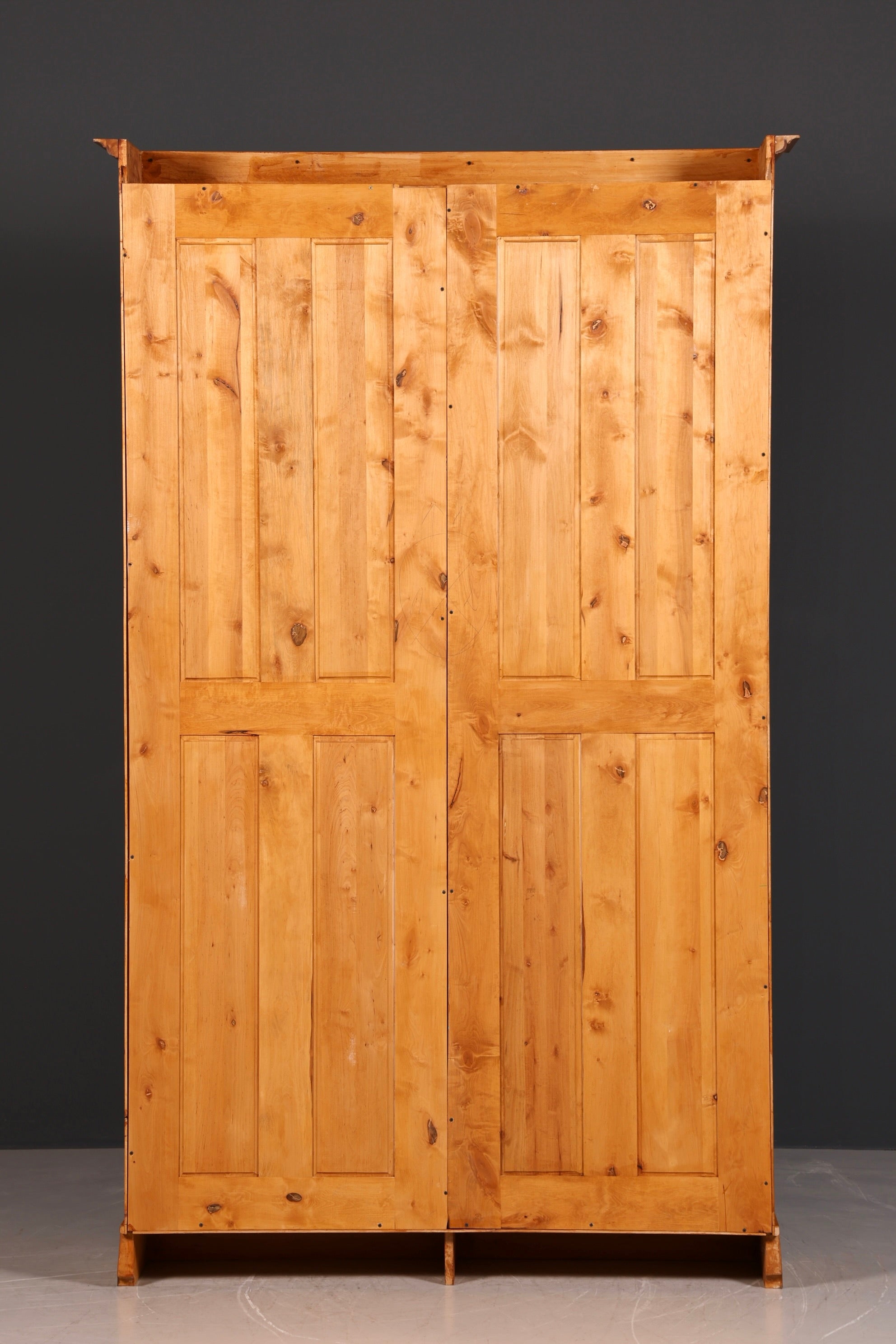 Wunderschönes XXL Bücherregal im Gründerzeit Stil Regal Massiv Holz Buchablage Landhausstil Bookshelf