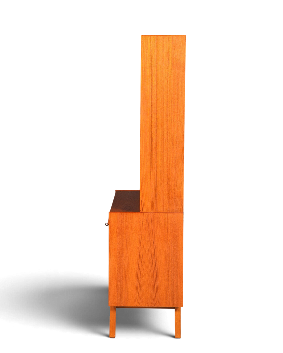 Traumhaftes Mid Century Regal Teak Holz Schrank Danish Design Retro Kommode Vintage Bücherregal 60er Jahre 2 von 2
