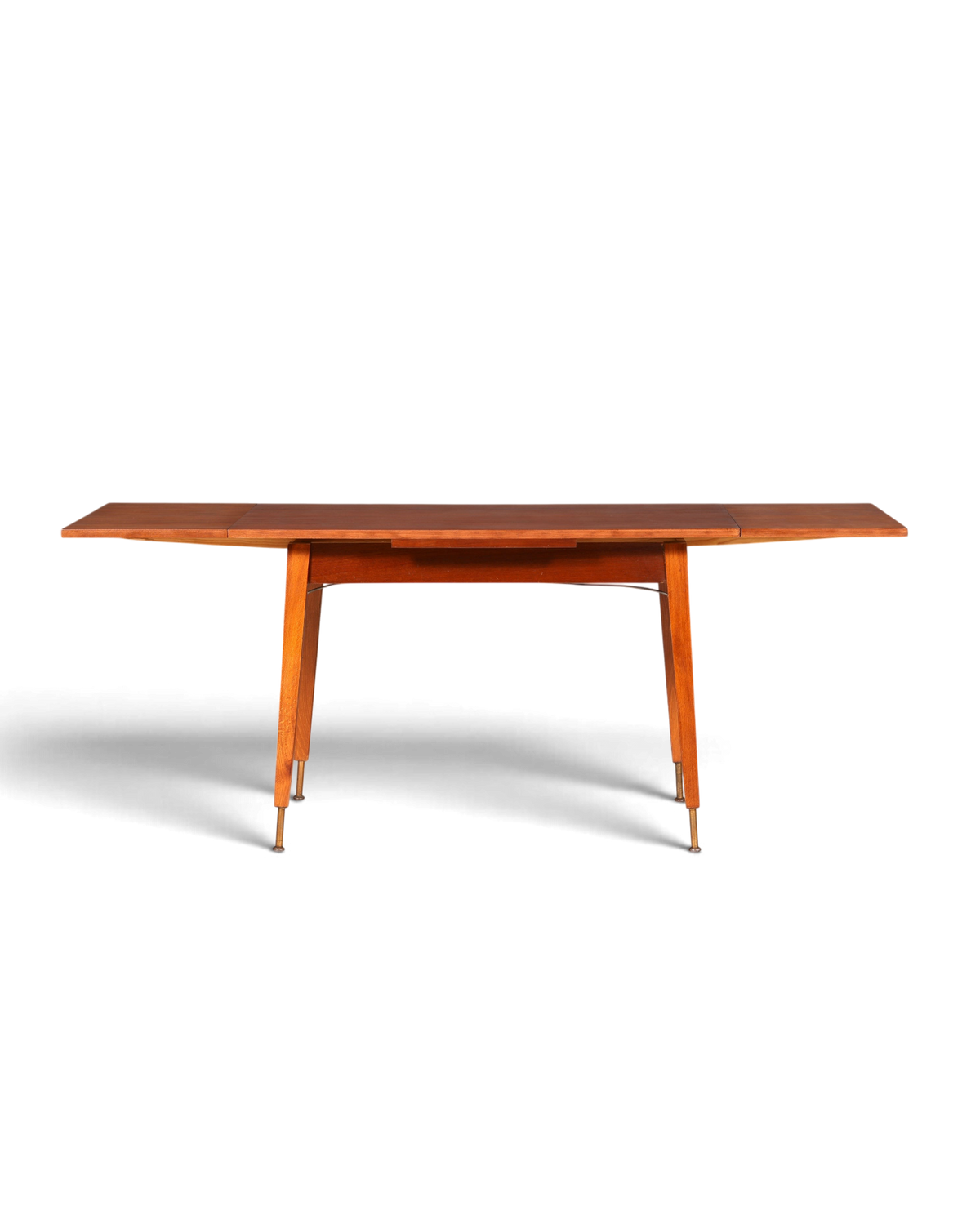 Hauptstadt Möblerei Mid Century Esstisch aus Holz, ausziehbar und höhenverstellbar im 60er Jahre Vintage Design