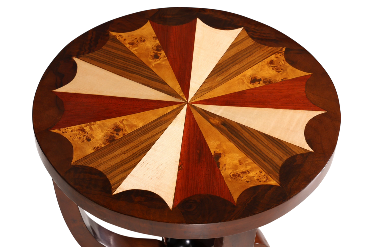 Stilvoller Art Deco Design Tisch Luxus Couchtisch Beistelltisch bunter Ablagetisch