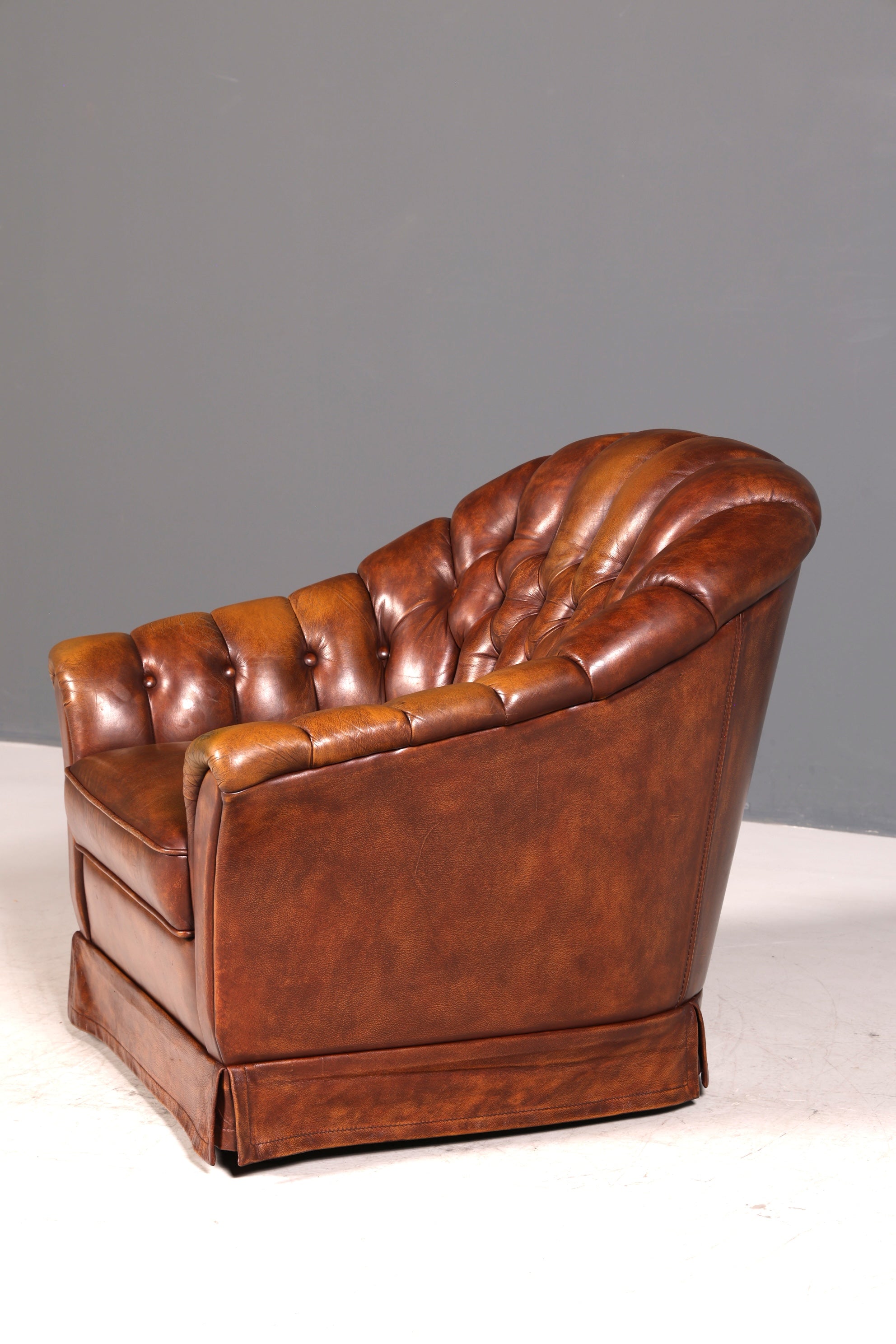 G449 Finish Stilvoller Original Chesterfield Sessel Englischer Armlehnsessel Englisch Herrensessel (Kopie)