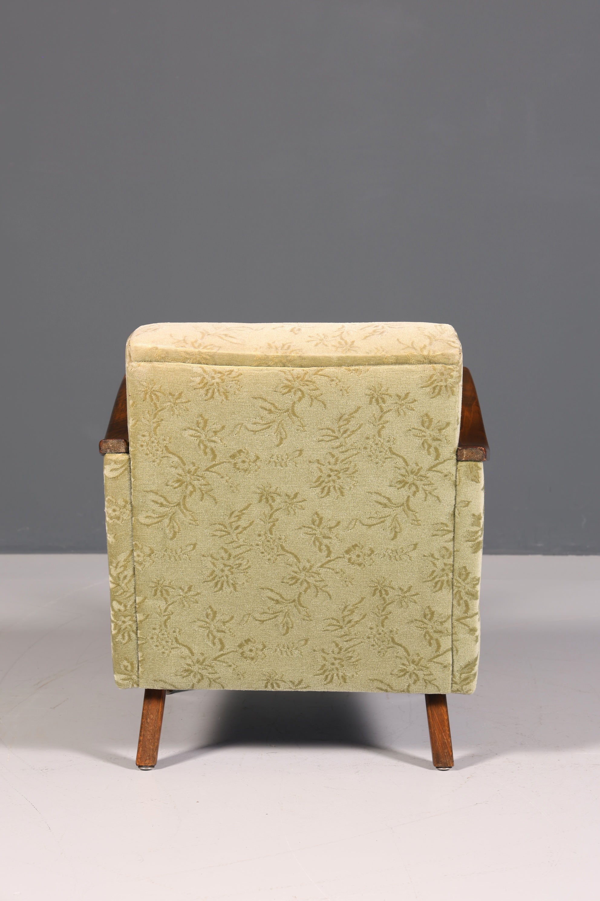 Wunderschöner Chippendale Sessel Antik Stil Wiener Geflecht Relax Sessel Vintage Samt Stoff 1 von 2