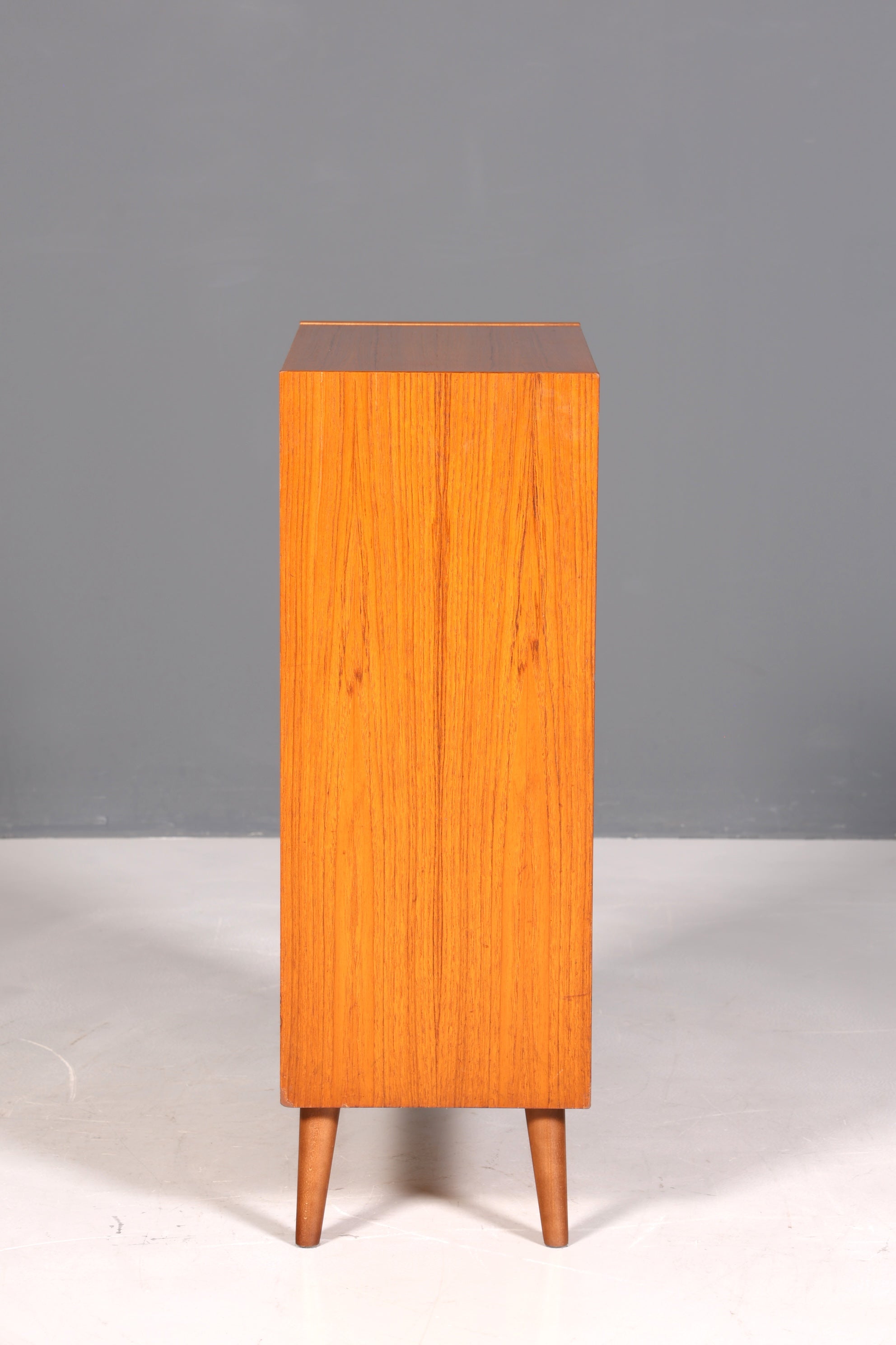 Wunderschönes Mid Century Vertiko Teak Holz Kommode 60er Jahre Schubladenkommode