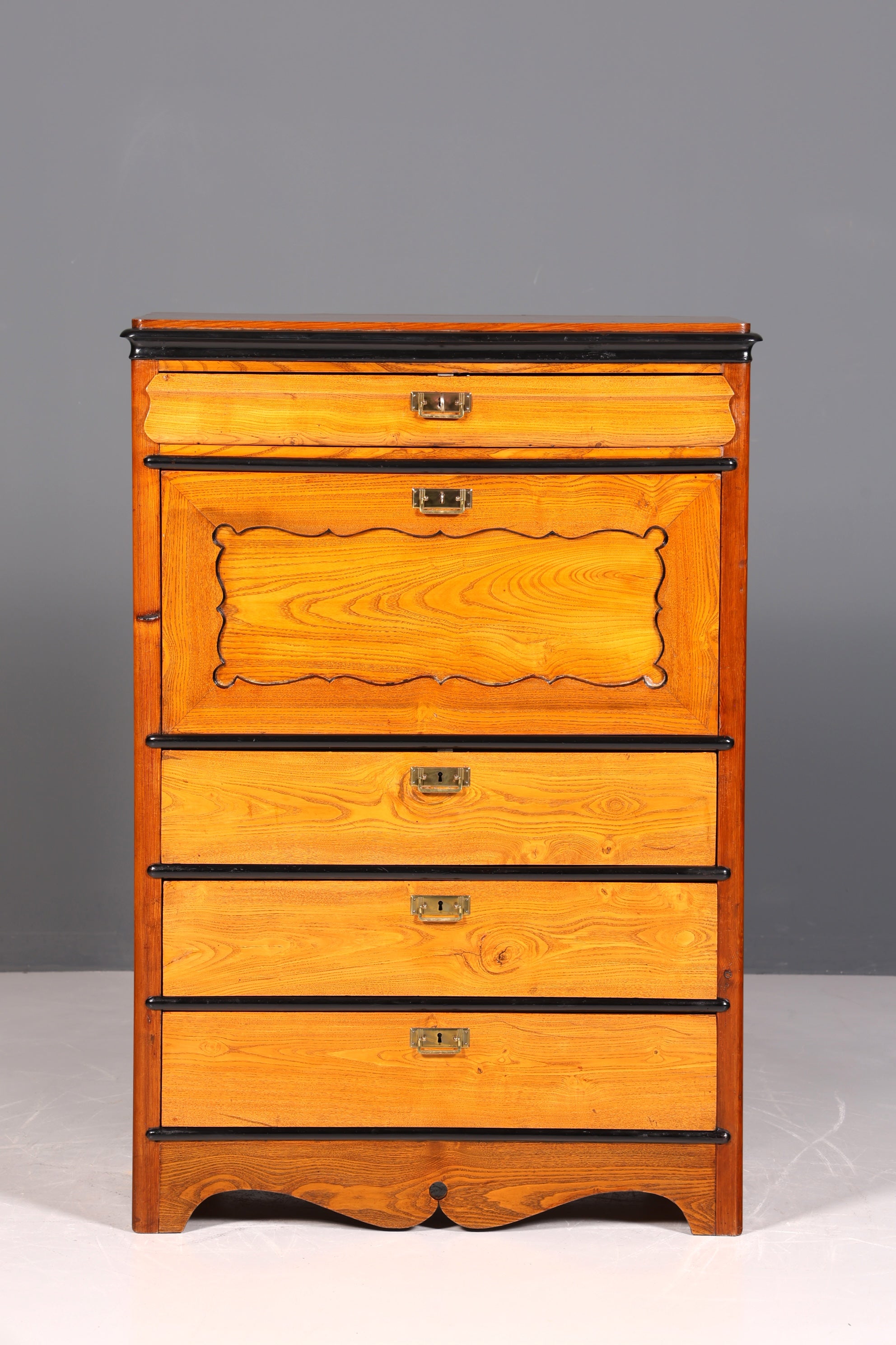 Traumhafter Louis Philippe Sekretär um 1880 Gründerzeit Antik Schrank Chiffoniere