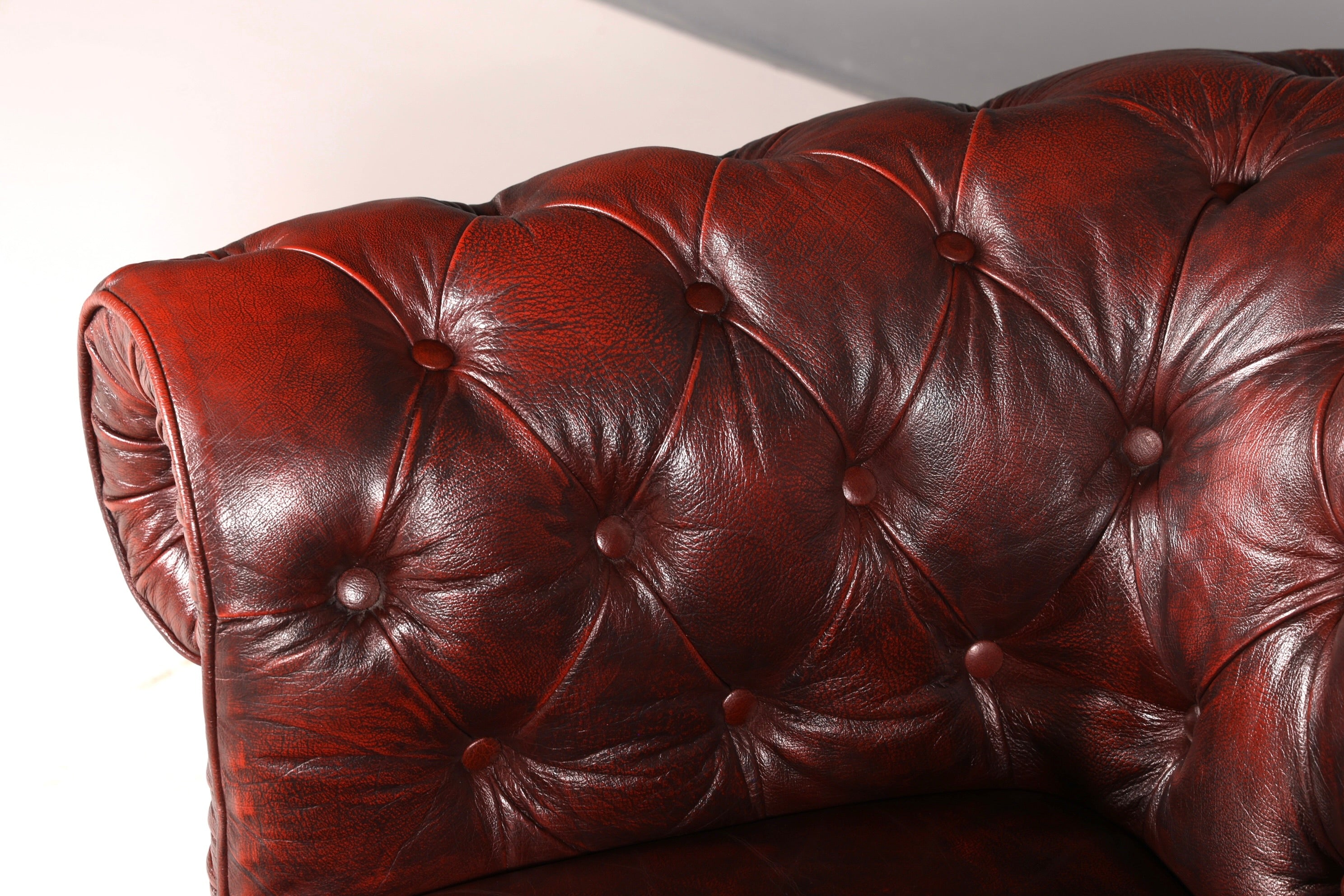 G073 Finish Stilvoller Original Chesterfield Sessel Englischer Armlehnsessel Englisch Herrensessel