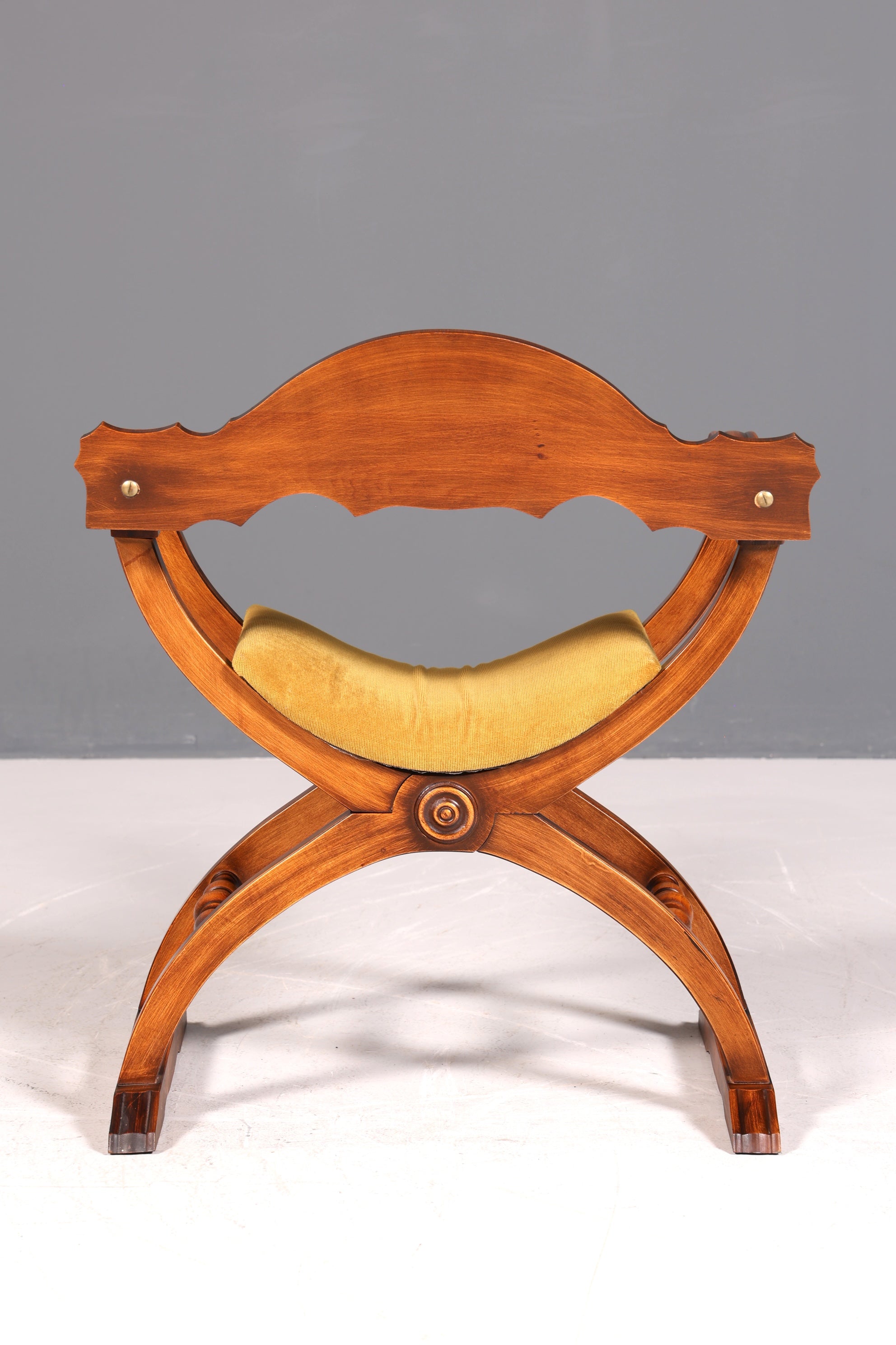 Wunderschöner Gründerzeit Stuhl Armlehnstuhl Antik echt Ritterstuhl Schreibtisch Scherenstuhl Stuhl Sekretär Stuhl Antik