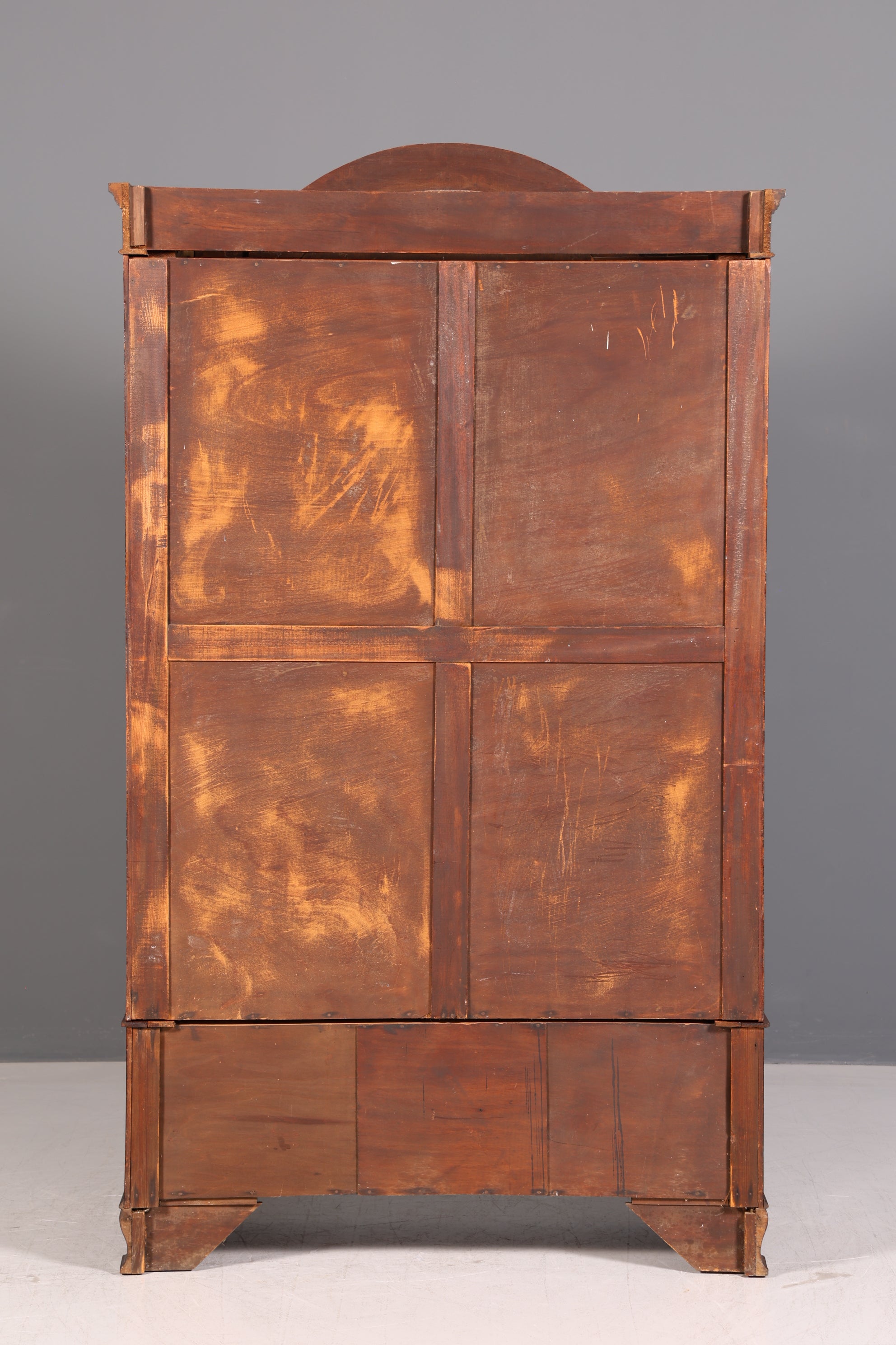 Traumhafter Jugendstil Kleiderschrank um 1910 Englisch Massiv Holz Antik Schrank Dielenschrank Wäscheschrank