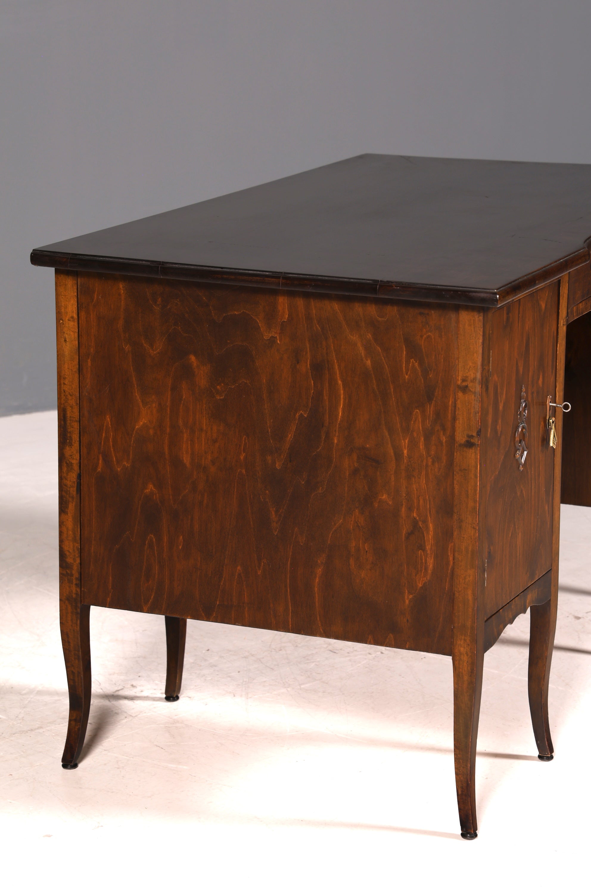 G363 Finish Wunderschöner Jugendstil Schreibtisch echt Holz Office Table (Kopie)