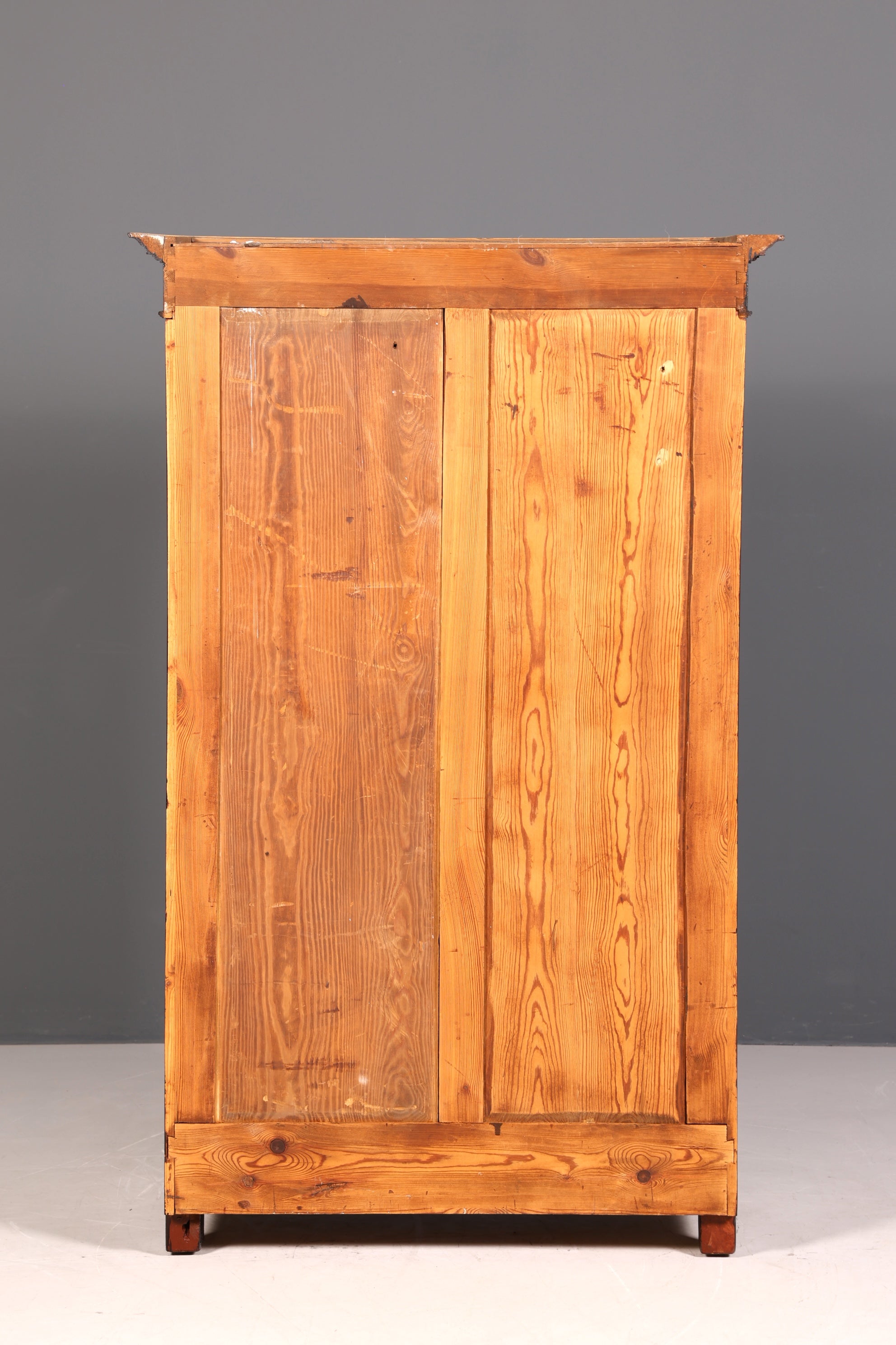 Traumhafter Gründerzeit Schrank Louis Philippe Antik Kleiderschrank Wäscheschrank Dielenschrank