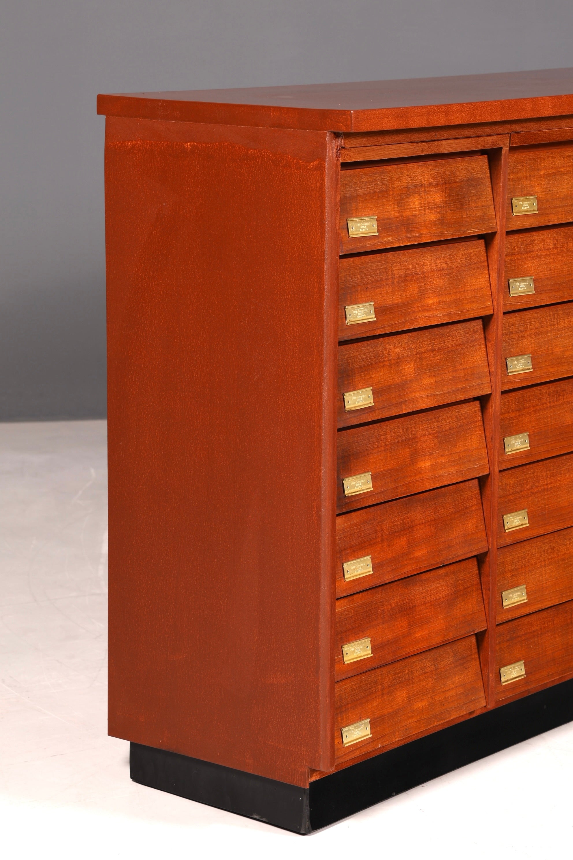 G116 Finish Wunderschöne Mid Century Kommode Vintage Bauhaus Apotheker Schrank Retro Schubladenkommode