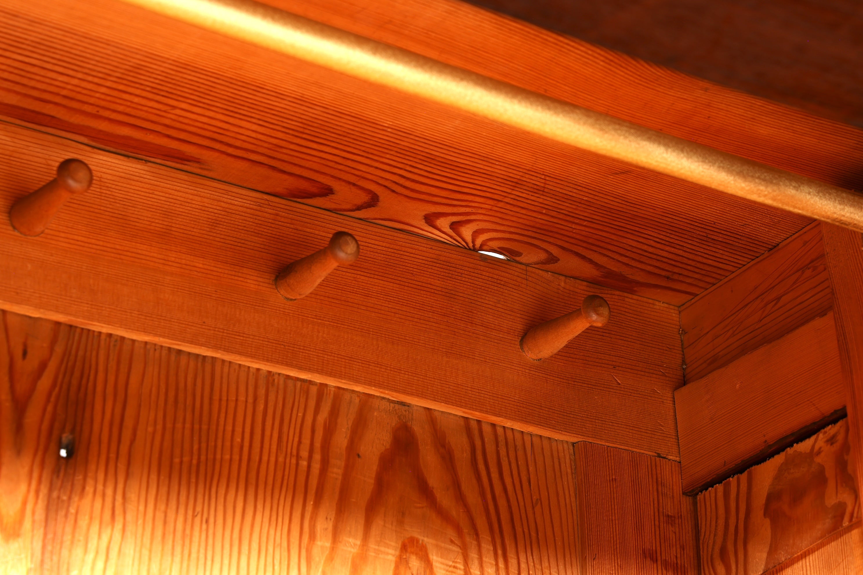 Traumhafter Gründerzeit Schrank Louis Philippe Antik Kleiderschrank Wäscheschrank Dielenschrank