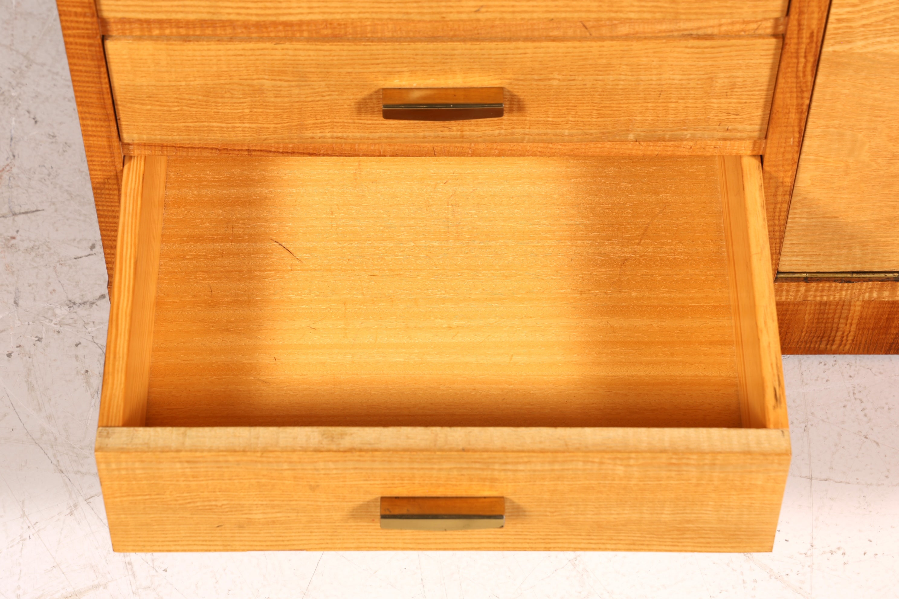 Traumhaftes Mid Century Sideboard Vintage TV Kommode 60s Klapp Schrank Flurkommode Klappschrank