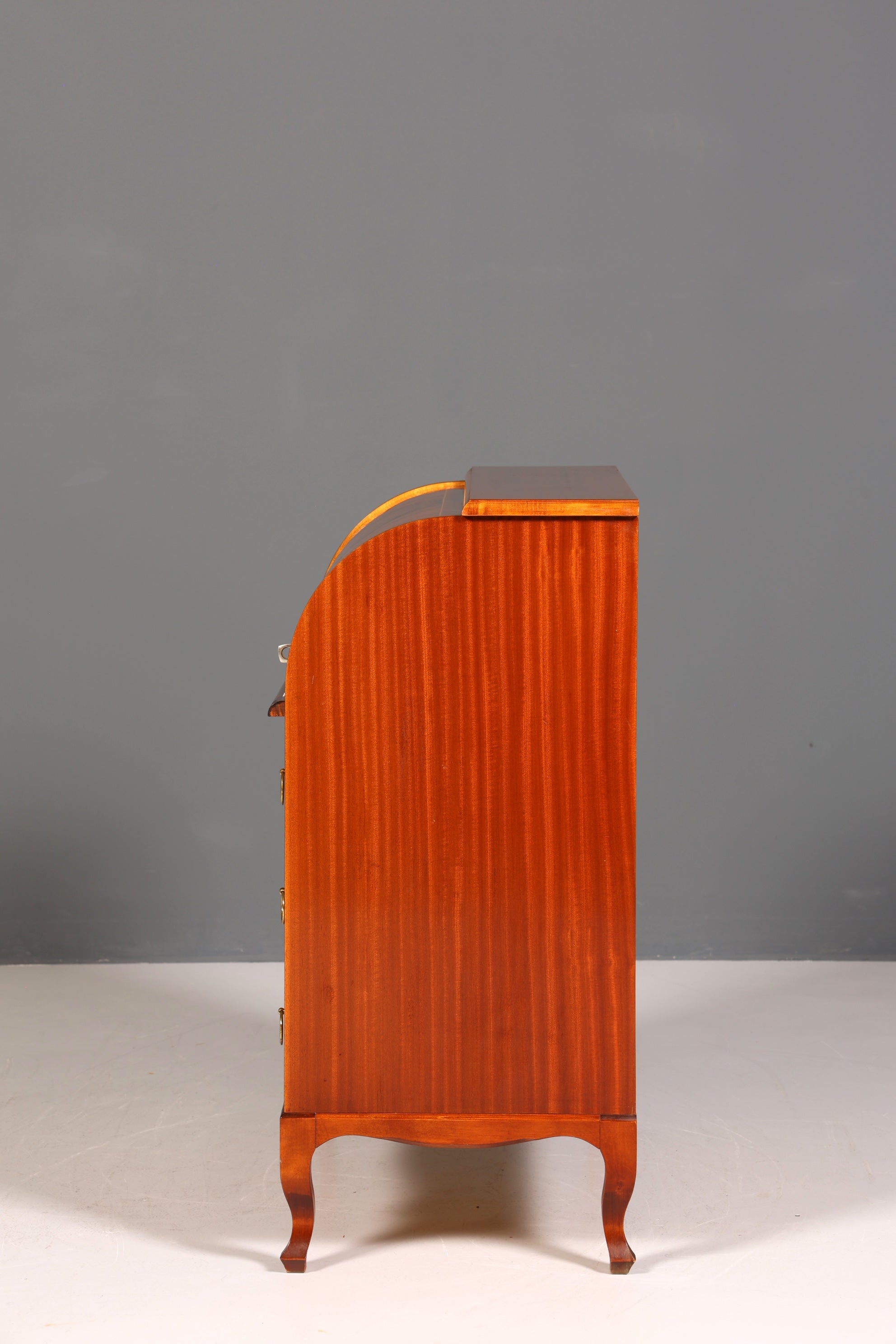 Wunderschöner Mid Century Rollladen Sekretär echt Holz Büro Schrank Vintage Schreibkommode 60s