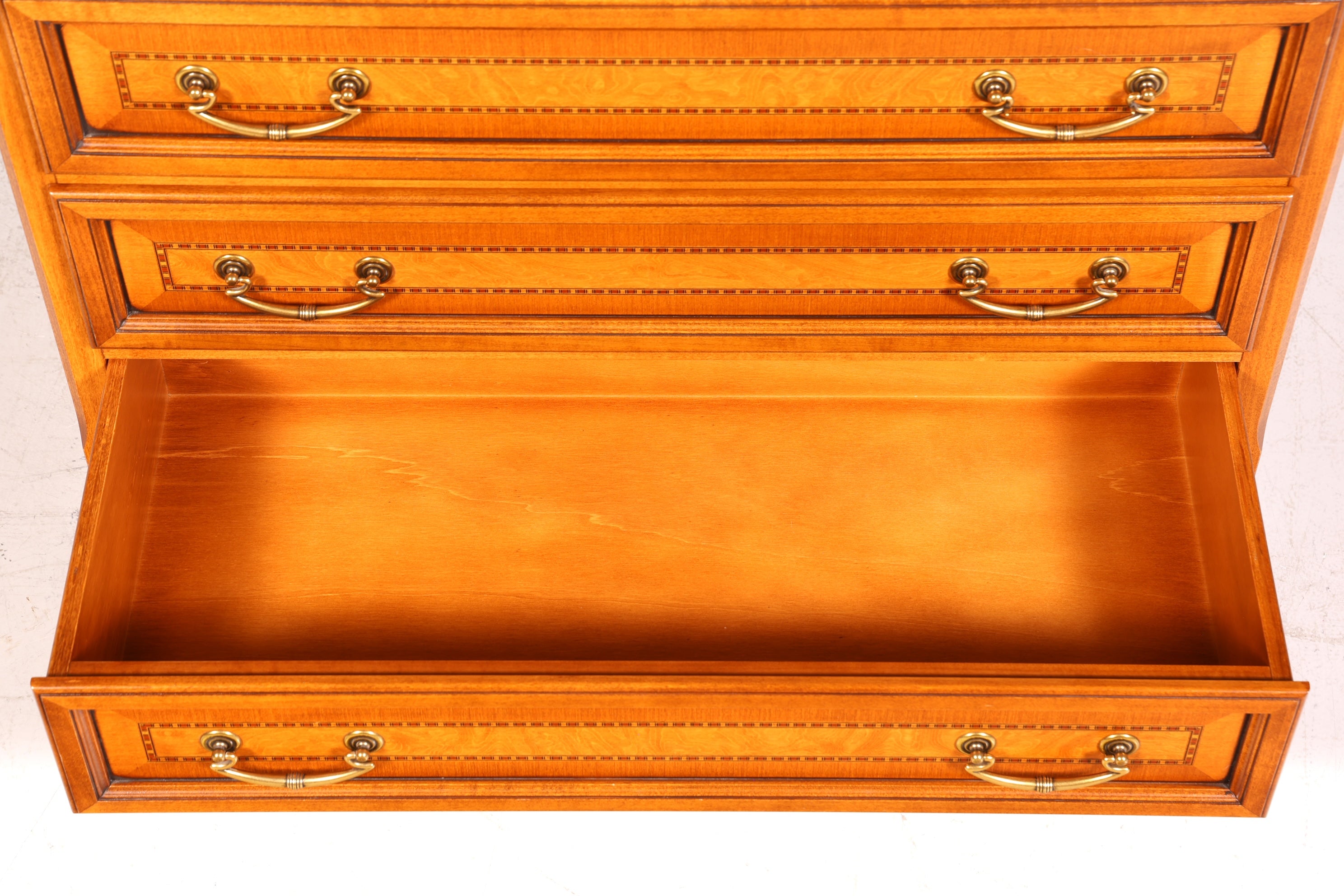 Beautiful original Selva secretary desk, antique style, real wood office desk, office chest of drawers