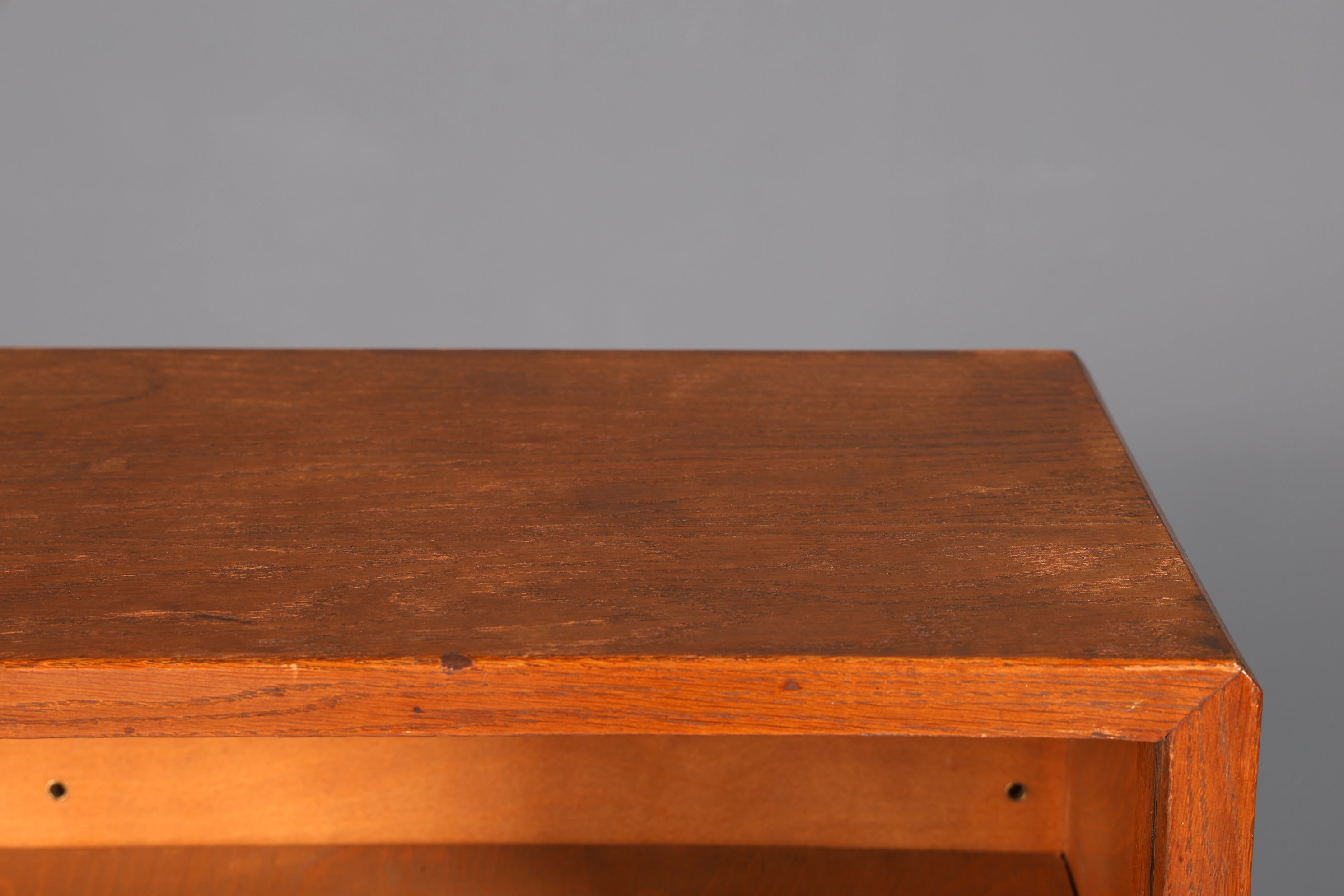 G029 Finish cm Schlichtes Mid Century Regal Vintage Bücherregal Schrank Buchablage 60s Bookshelf