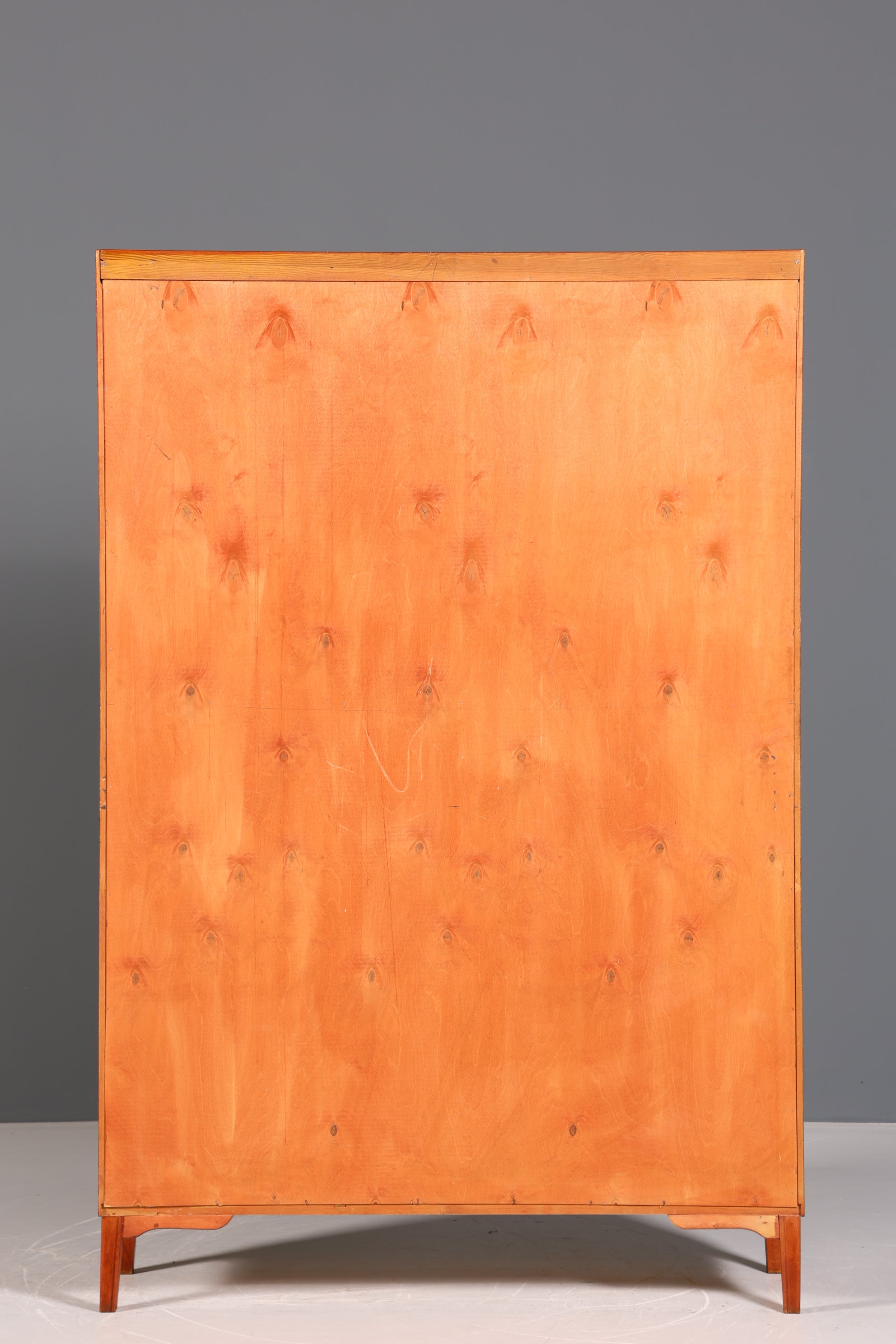 Wunderschöner Mid Century Schrank Bücherregal Vintage Sekretär Highboard Holz Regal Bookshelf