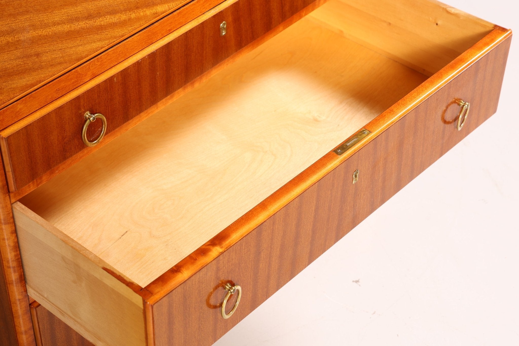 Stilvoller Mid Century Sekretär Vintage Büro Schrank Retro Kommode Office Secretary 60s